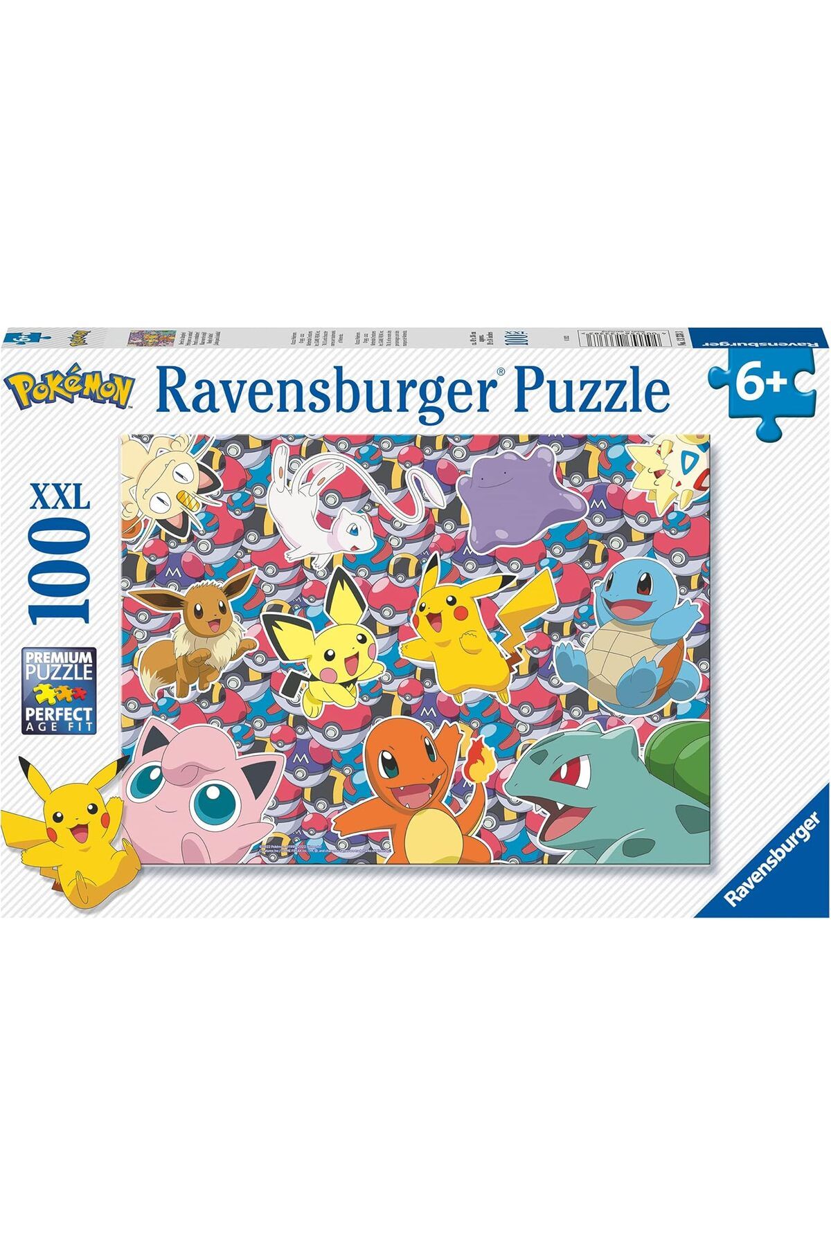 STOREMAX gelalpzr Çocuk Yapbozu 13338 - Savaşmaya Hazır! - 100 Parça XXL Pokemon Puzzle, 6 Yaşından Bü