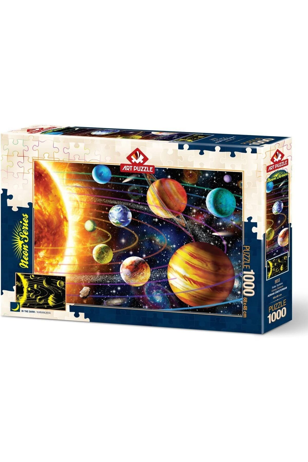 STOREMAX srh Puzzle Güneş Sistemi 1000 Parça Neon Puzzle trendy 266450