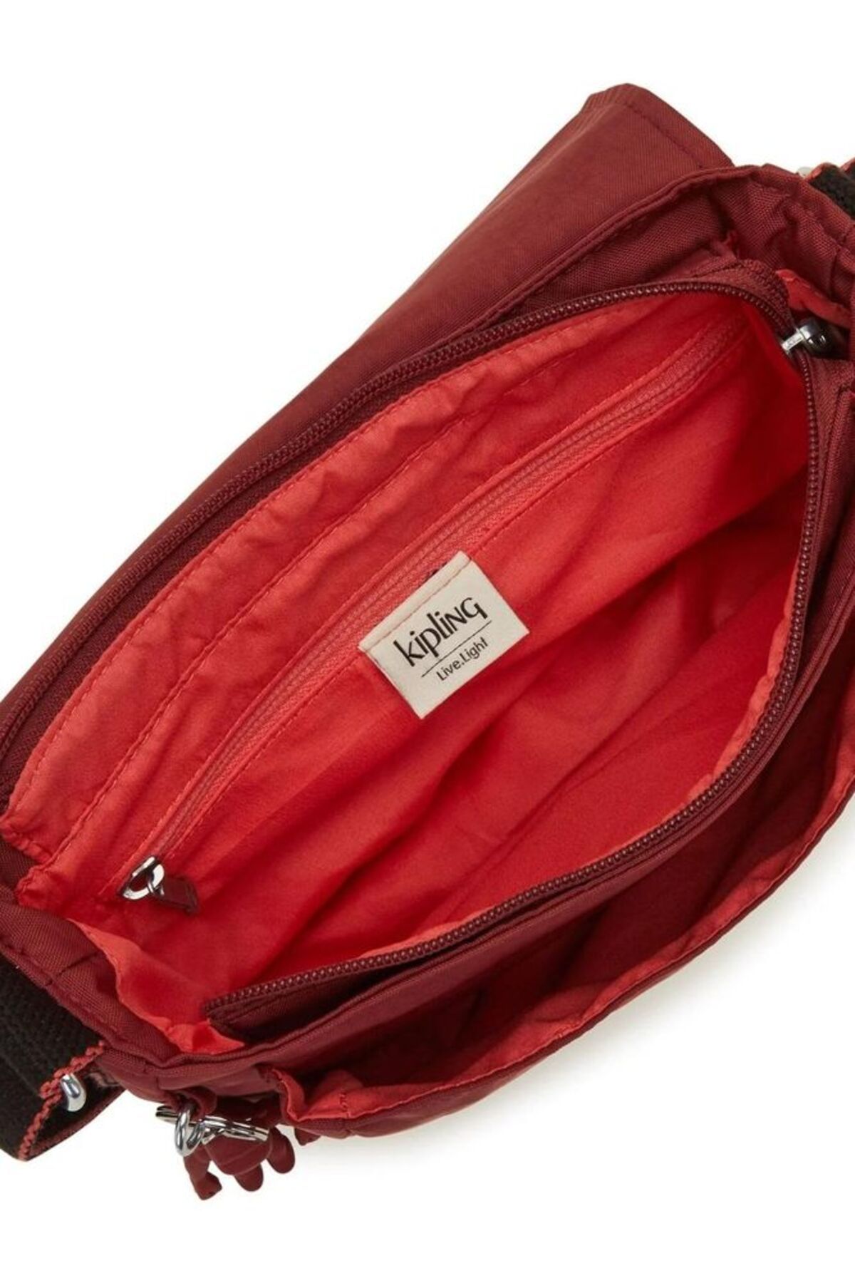 کیف شانه ای قرمز زنانه Loreen M Cross Bag Ki7729 Kipling