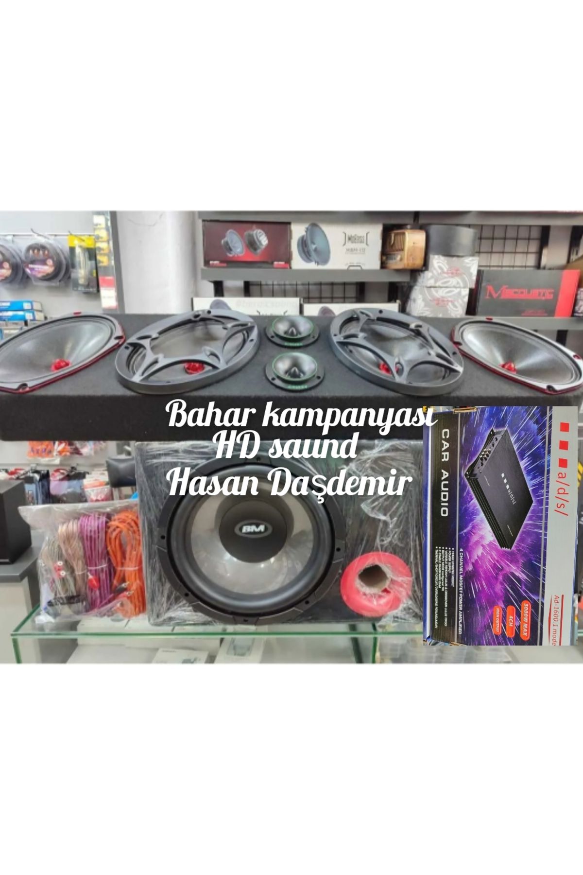 Boschmann 20 cm oval kavık midrange hazır set müzik kampanyası