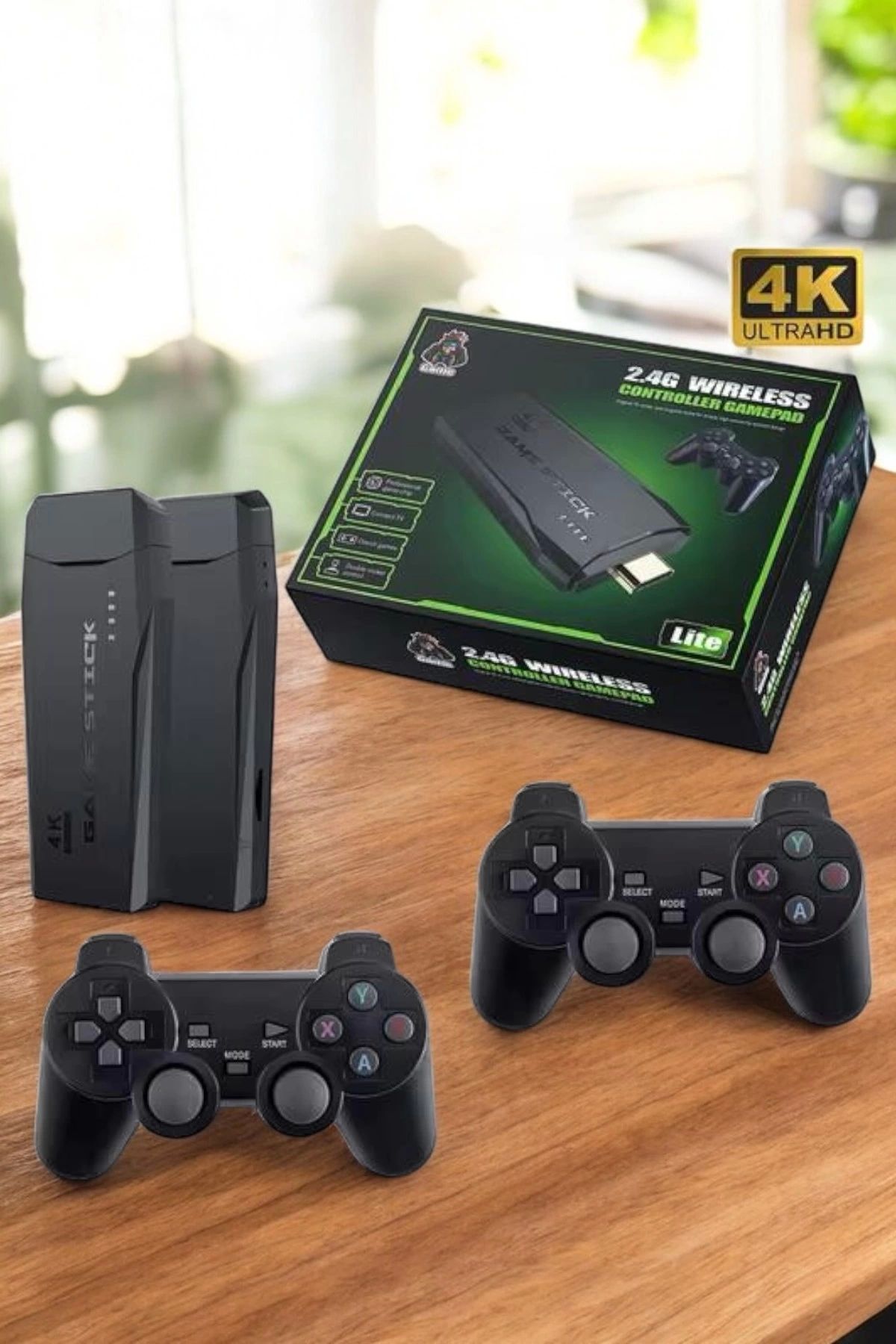 teknodayım-Gaming Atari 2.4g Compatible Wireless Dual Arm Game Stick 2