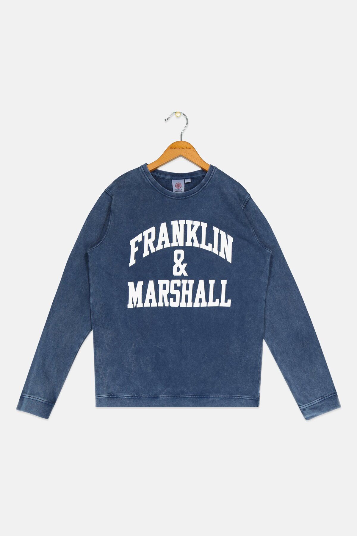 Franklin & Marshall-Kids Boy Sportswear Fit Long Sleeve Outdoor Sweatshirt, Navy 1