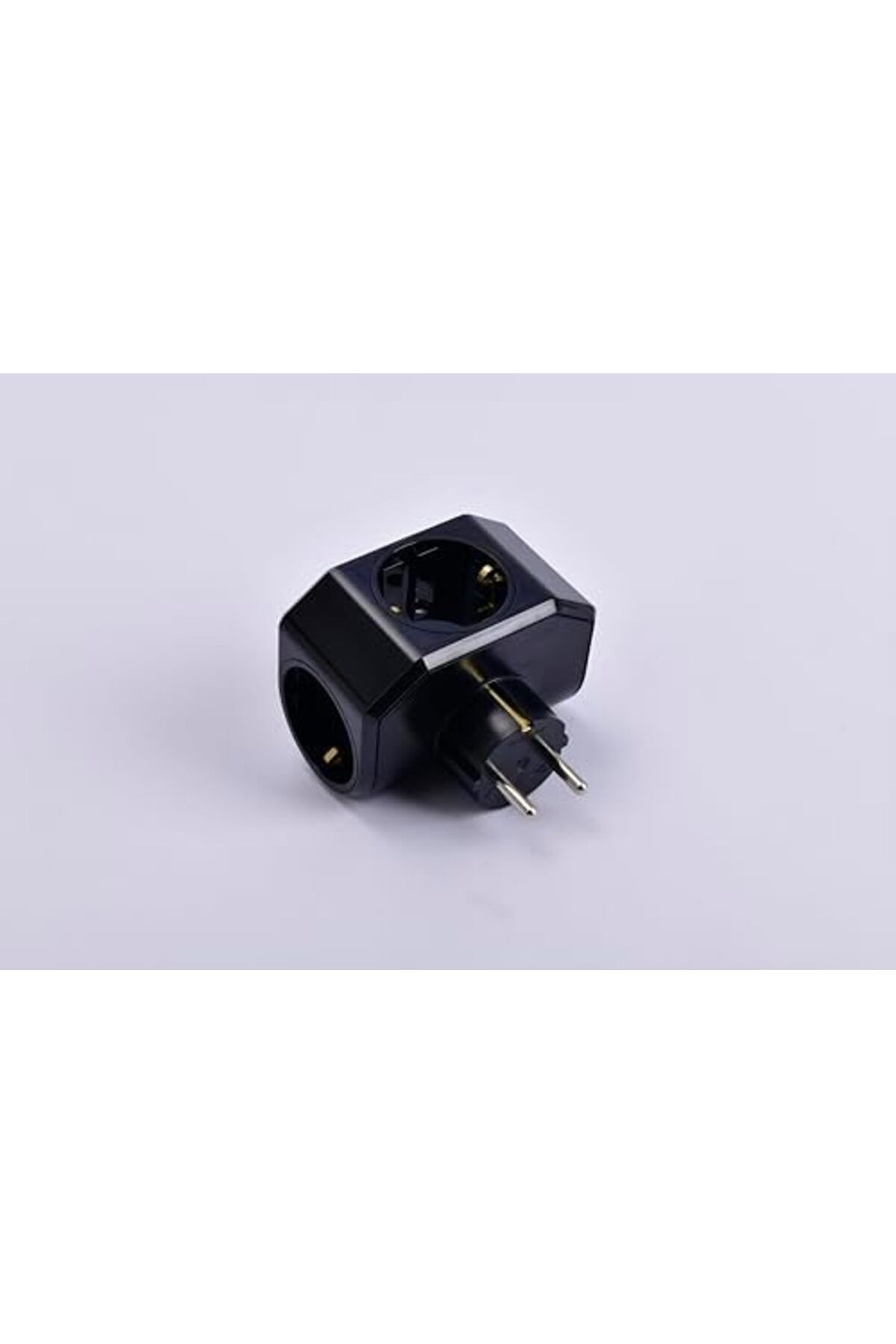 STOREMAX-Jvnnshop Yonca Plus Black Triple Grounded Socket 646268 3