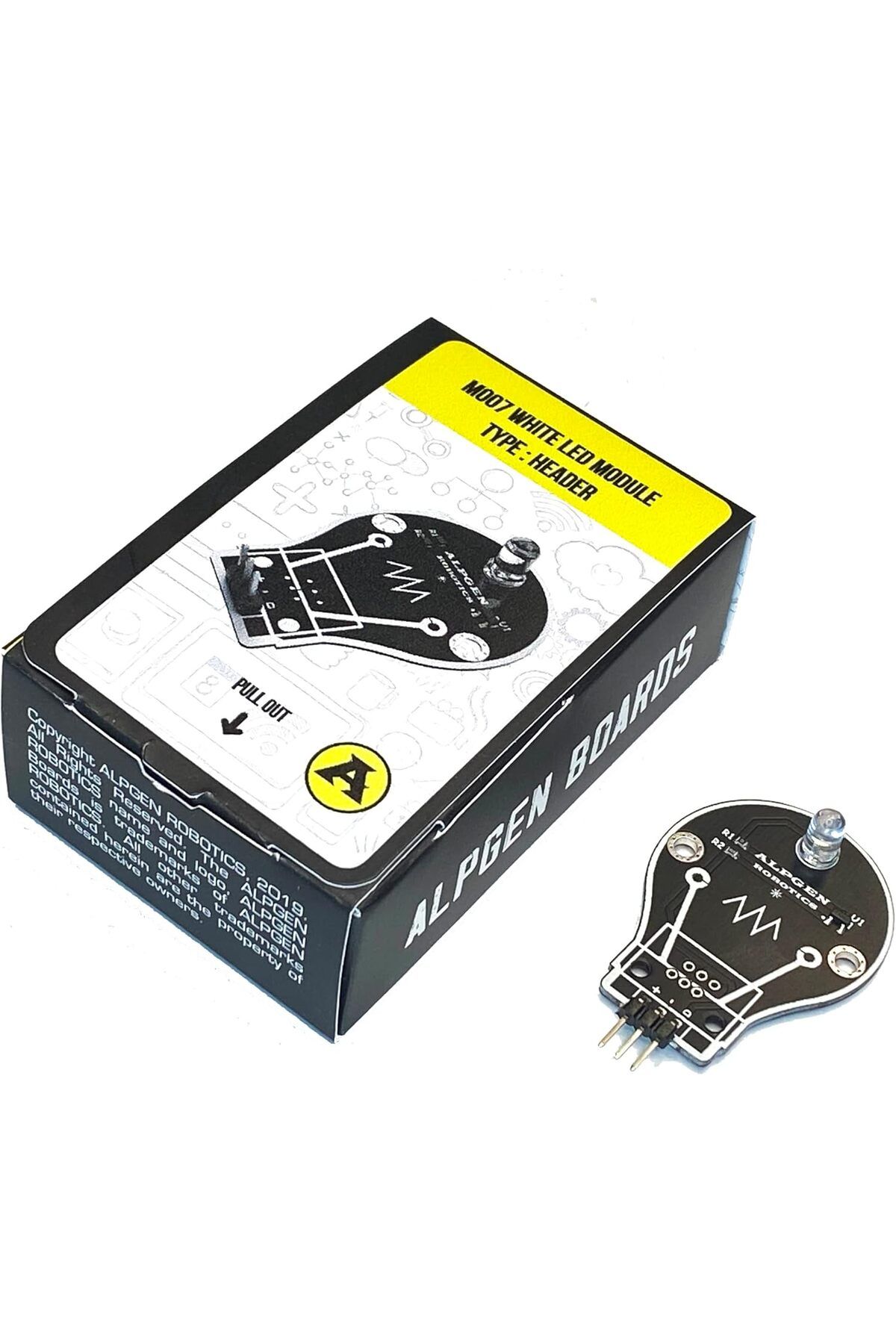STOREMAX lbstorex ROBOTICS Beyaz LED Modülü Boards M007 Sensör Arduino Raspberry Uyumlu Newdsng 1116818