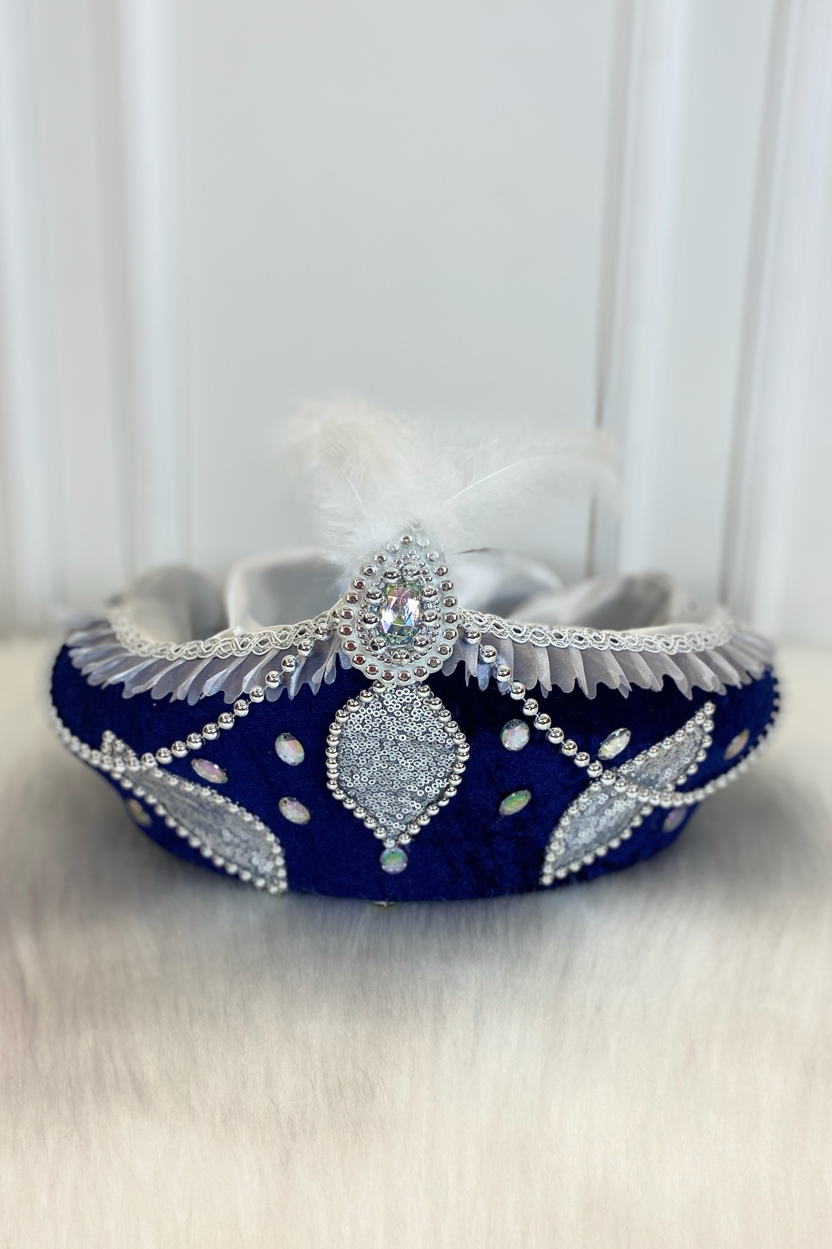 ZEYMERADE Lacivert Sünnet Sepeti Ve Sünnet Tepsisi Takımı, Bebek Çocuk Mevlüt Düğünü Kınası Malzemeleri fotoğrafı 6 (önizleme)