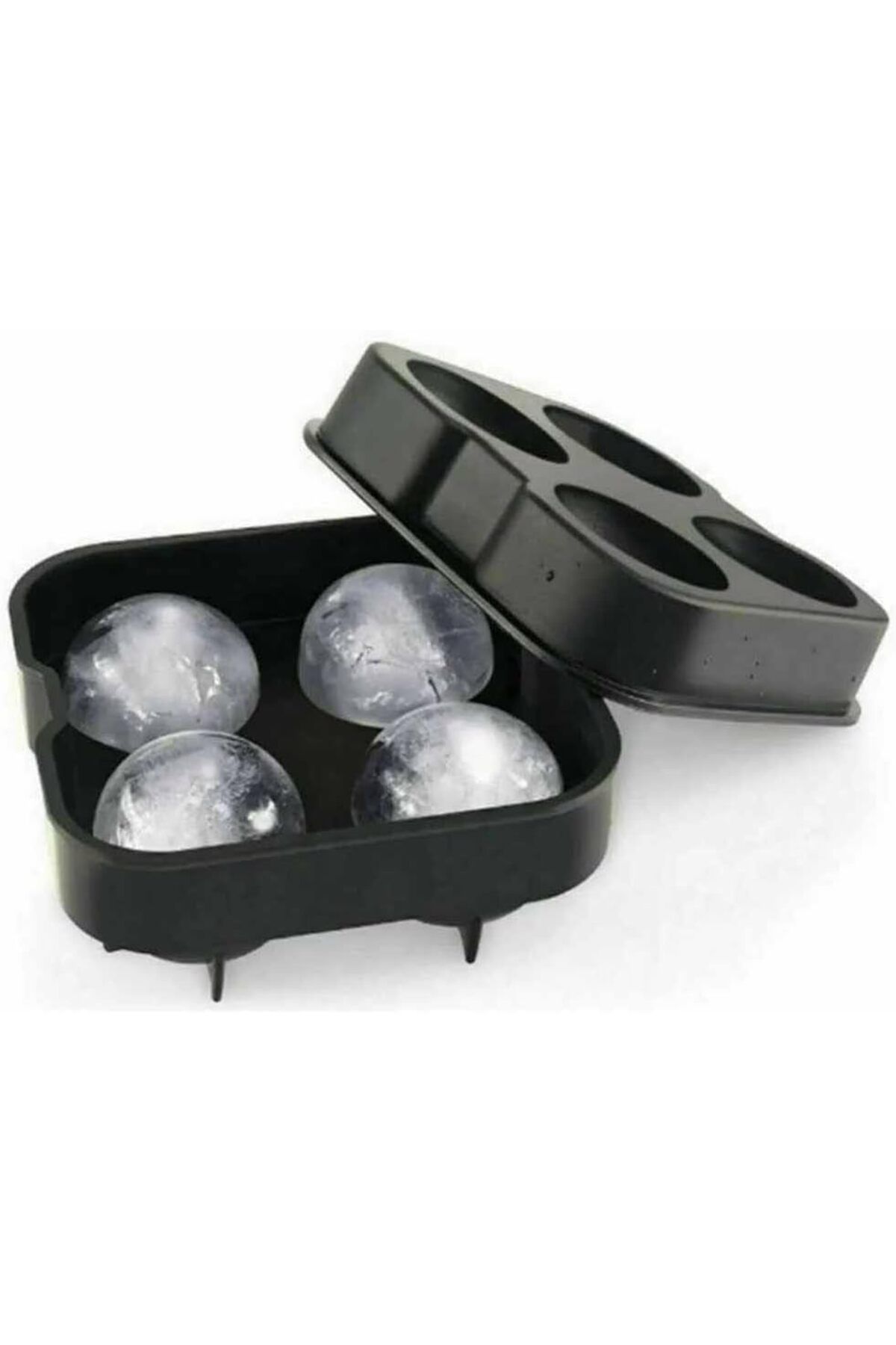 yenibagshop Silikon Buz Kalıbı Top 4'lü 45 mm (TBK-45)