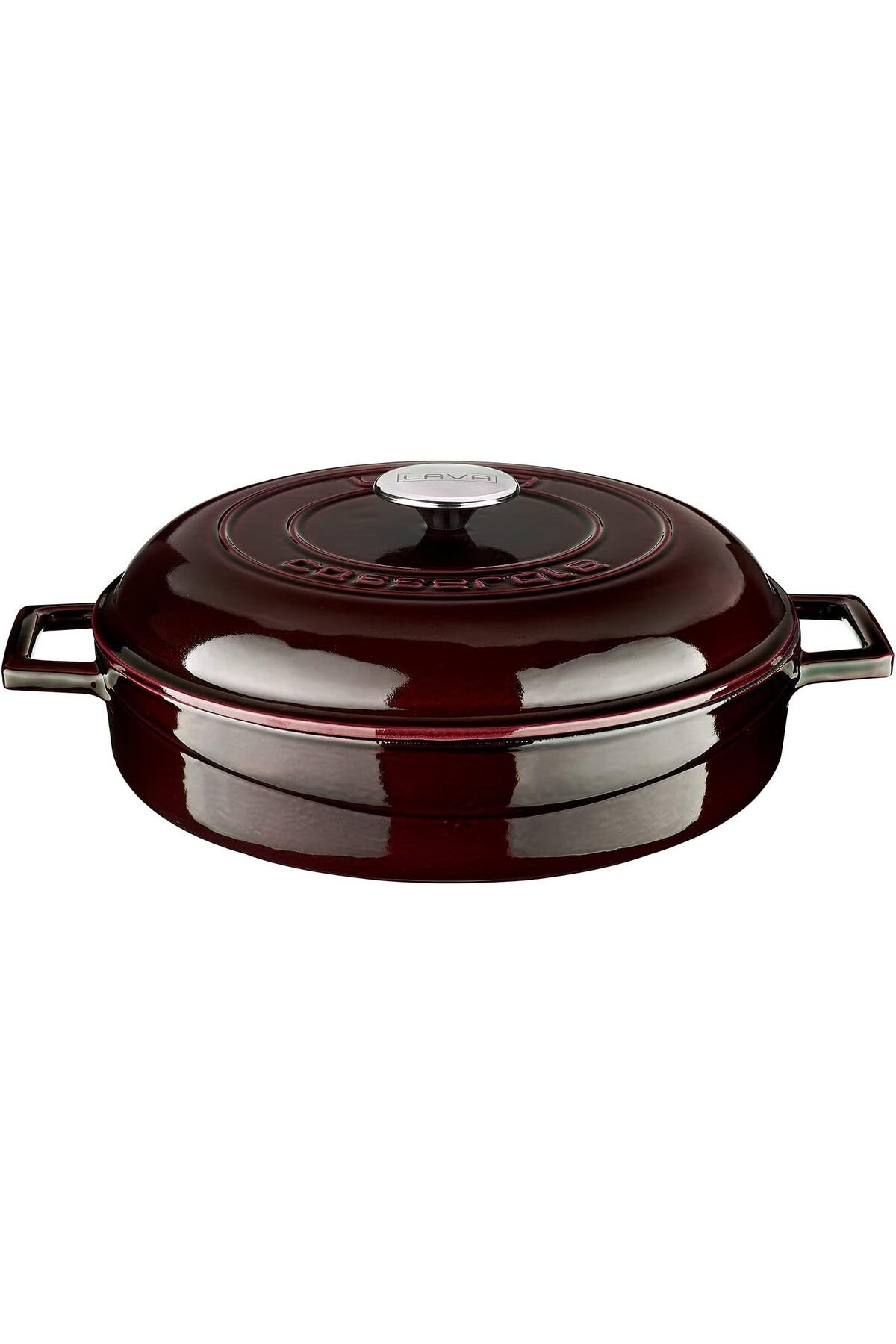 STOREMAX lbstorex Metal Premium Serisi - Döküm Çok Amaçlı Tencere, Yuvarlak, 28 cm, Majolik Mor, Kubbe K
