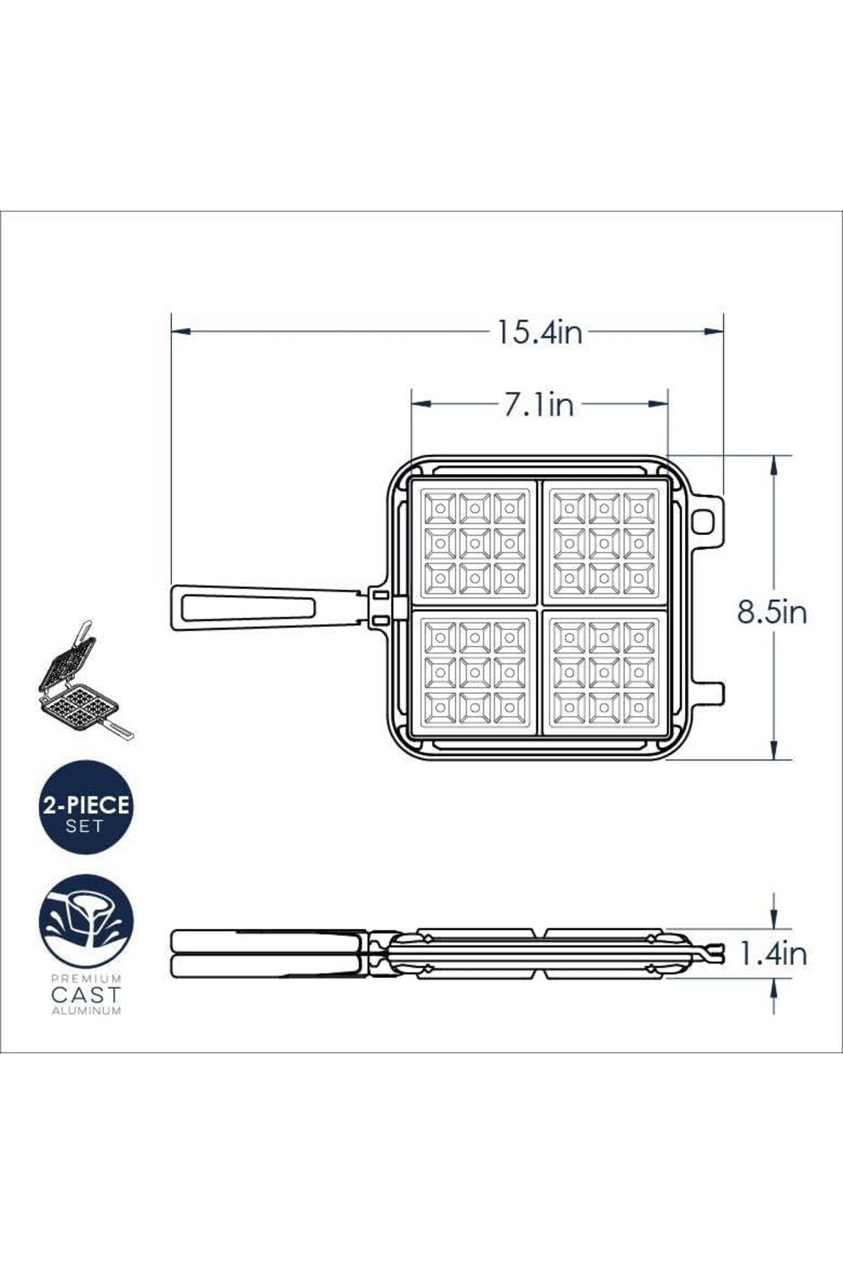 STOREMAX-Belgian Waffle Maker - Life 1021572 3