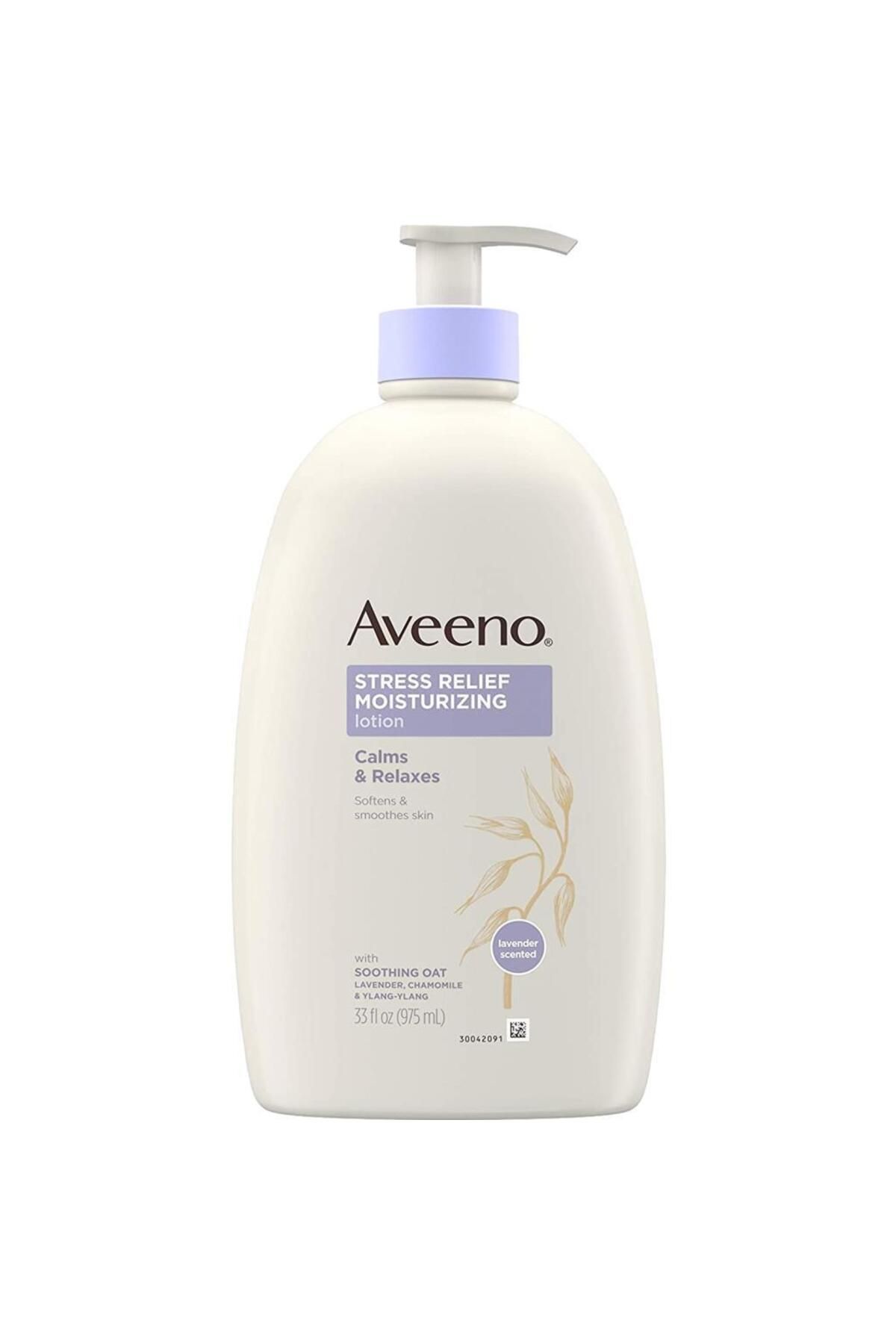 AVEENO-Stress Relief Lavender Scented Moisturizing Body Lotion 975ml 1