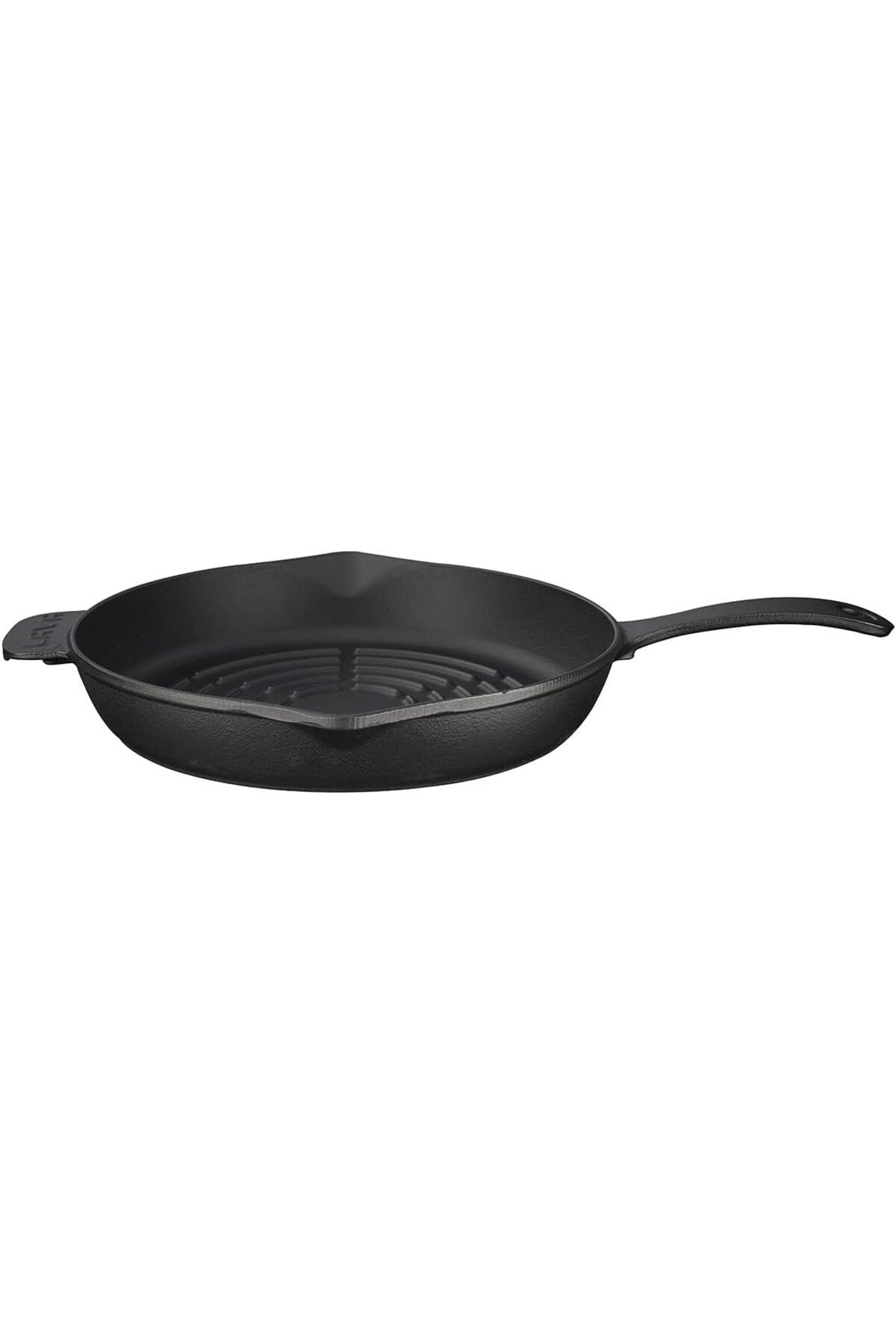 STOREMAX nslmshop Döküm Yuvarlak Izgara Tava, Metal Kulplu, 28cm, Siyah Life Store 1037065
