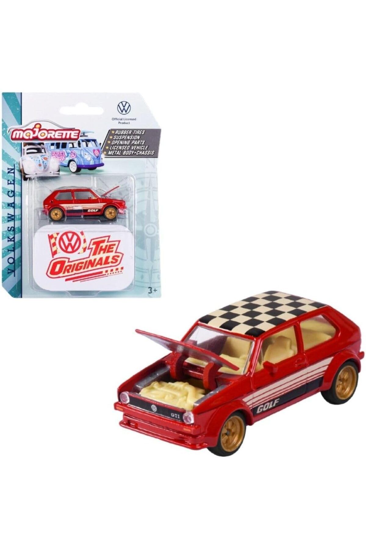 STOREMAX nffashopm Vw The Originals Deluxe Serisi Volkswagen Golf MK 1 Kırmızı storestarx 1051353