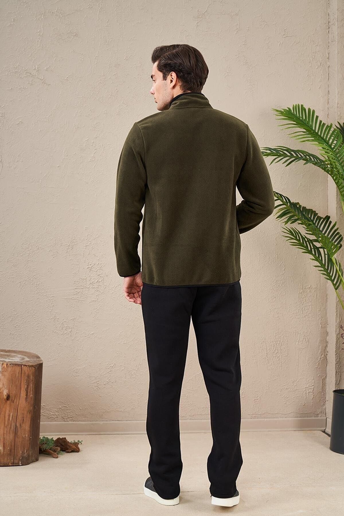 Pjs Pijama-Pjs 23714 Men's Zippered Fleece Tracksuit Set 3