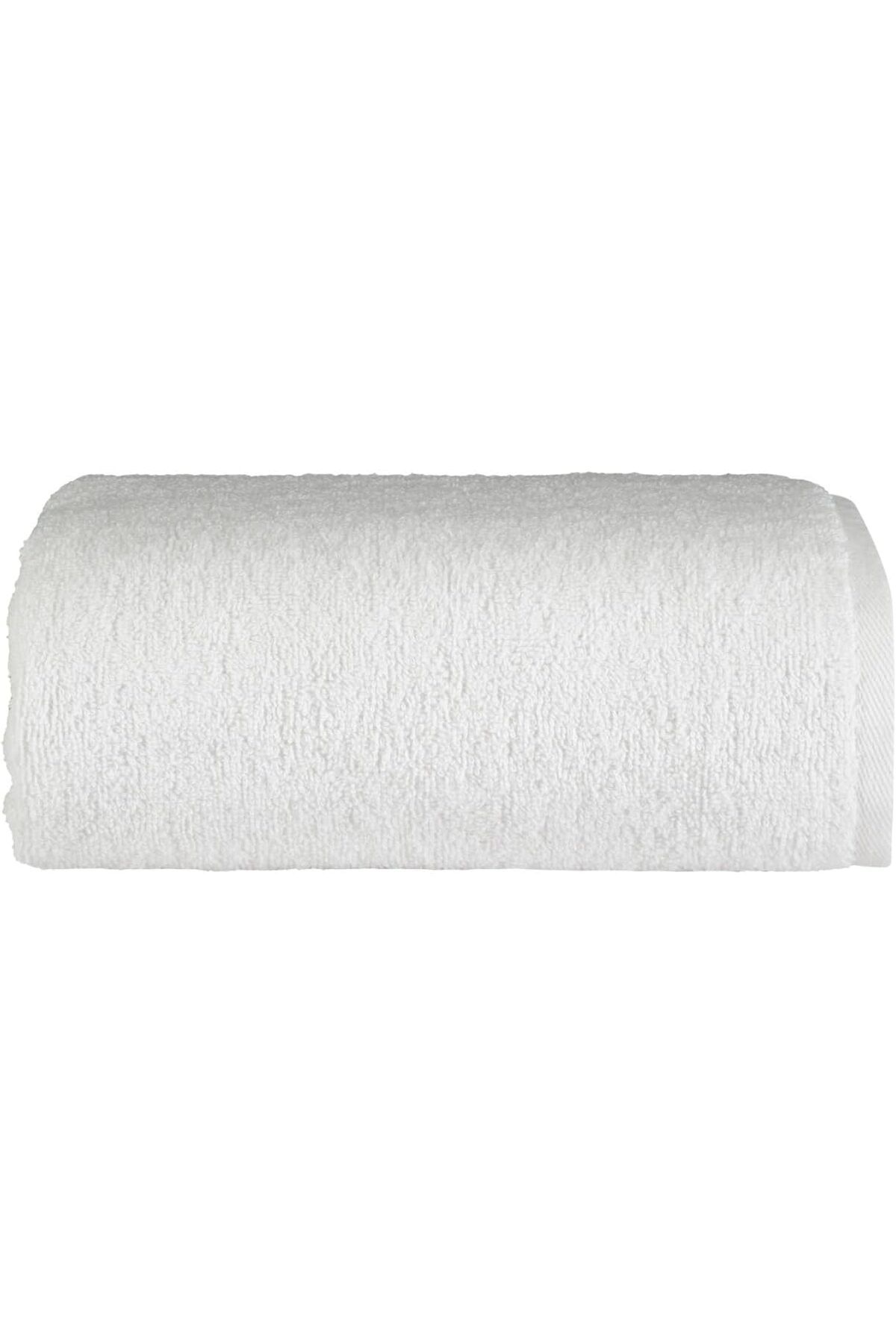 STOREMAX nffashopm Home Simple 1 Adet 50x90 cm Klasik Lüks Beyaz Banyo Otel ve El Yüz Havlusu |% 100 Pamuk