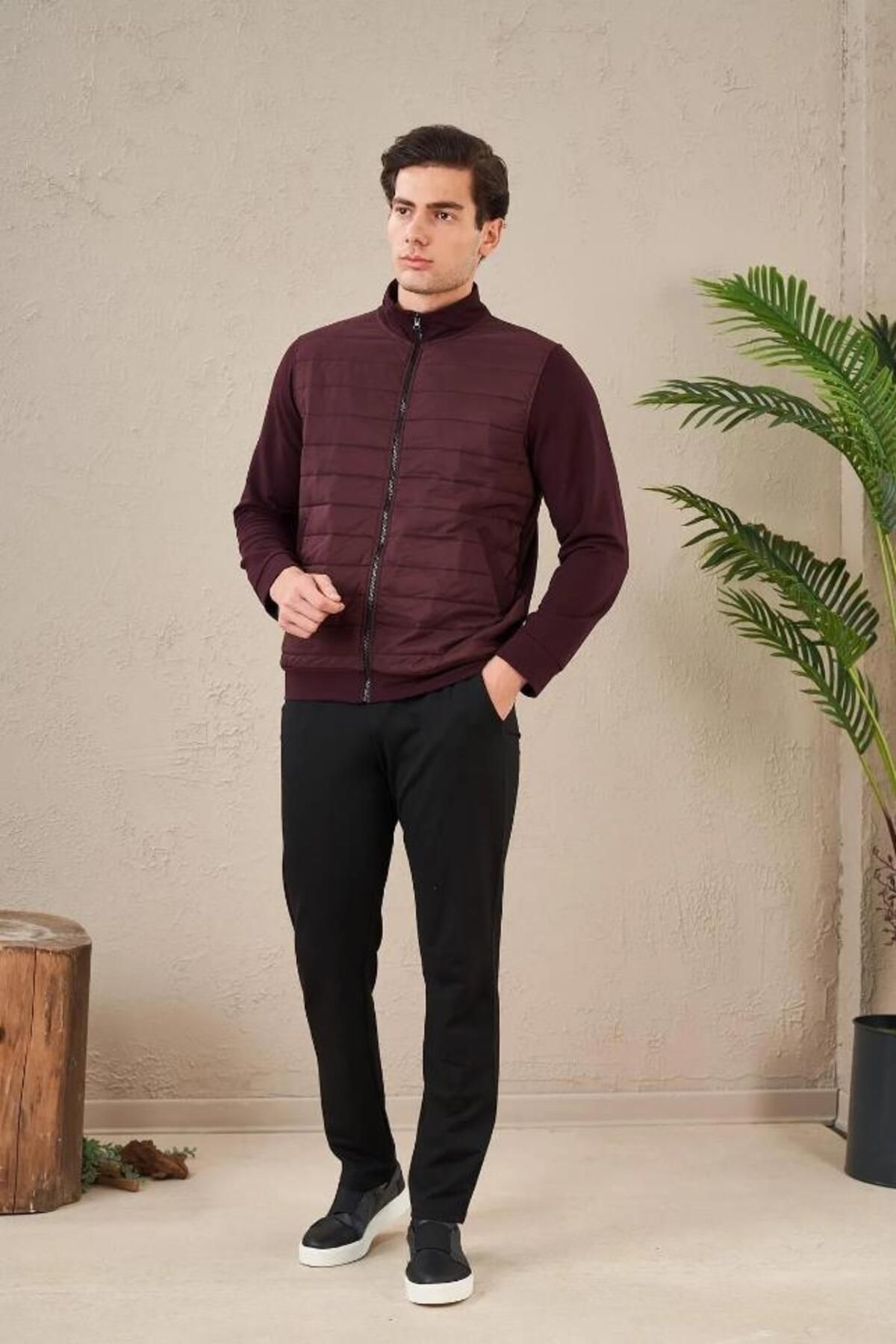 Pjs Pijama-Pjs 23724 Men's Zippered Tracksuit Set 4