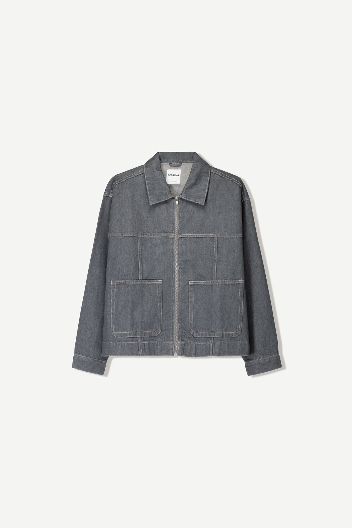 پیراهن جین سایز بزرگ Bershka