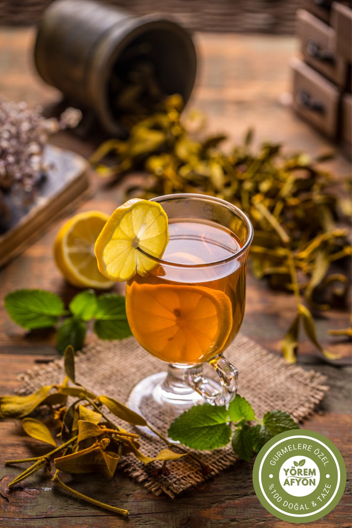 Gülçehre-Native Crop Dried Mistletoe from the Sea Area - Gevele, Pine Sign {Viscum Album} |   65g 3