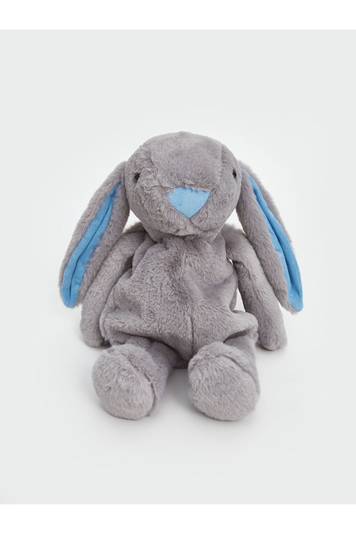 LC Waikiki-Gray Plush Rabbit Figured Girl's Backpack 1