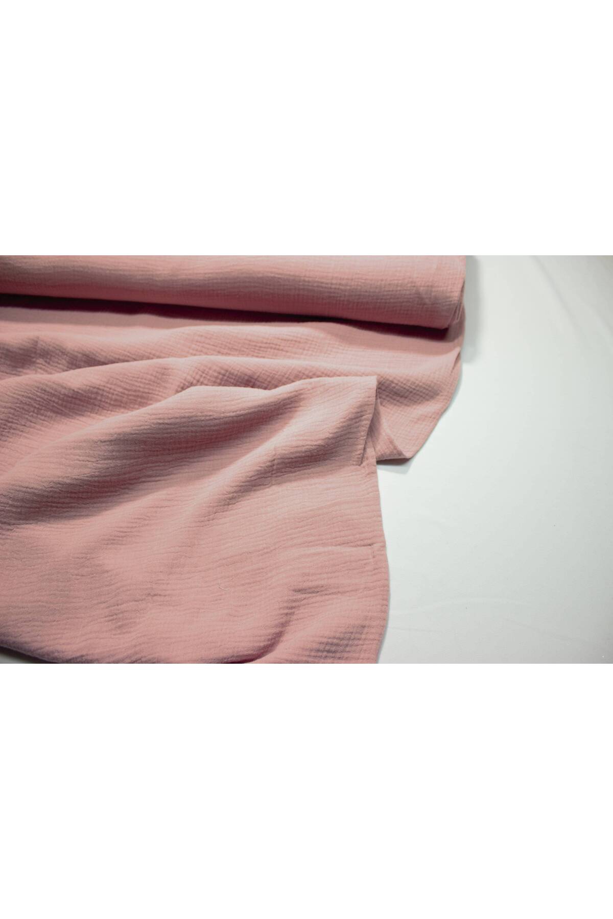 FabricLoom Soft and Lightweight Double Gauze Muslin Fabric - 100% Cotton - Safe for Babies, Perfect for DIY and fotoğrafı 2 (önizleme)