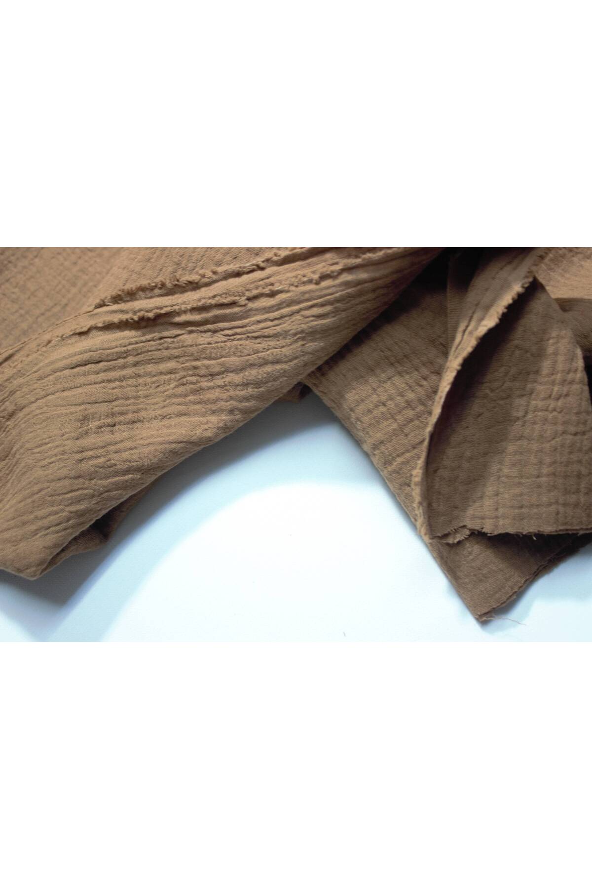 FabricLoom Soft and Lightweight Double Gauze Muslin Fabric - 100% Cotton - Safe for Babies, Perfect for DIY and fotoğrafı 3 (önizleme)
