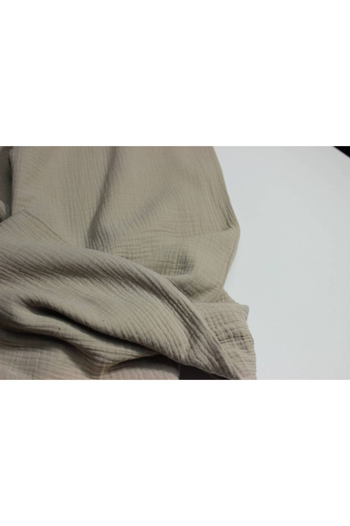 FabricLoom Soft and Lightweight Double Gauze Muslin Fabric - 100% Cotton - Safe for Babies, Perfect for DIY and fotoğrafı 3 (önizleme)