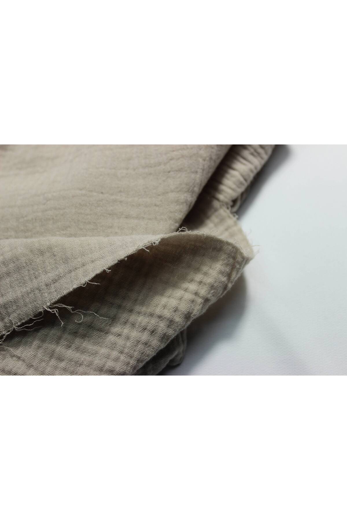 FabricLoom Soft and Lightweight Double Gauze Muslin Fabric - 100% Cotton - Safe for Babies, Perfect for DIY and fotoğrafı 5 (önizleme)
