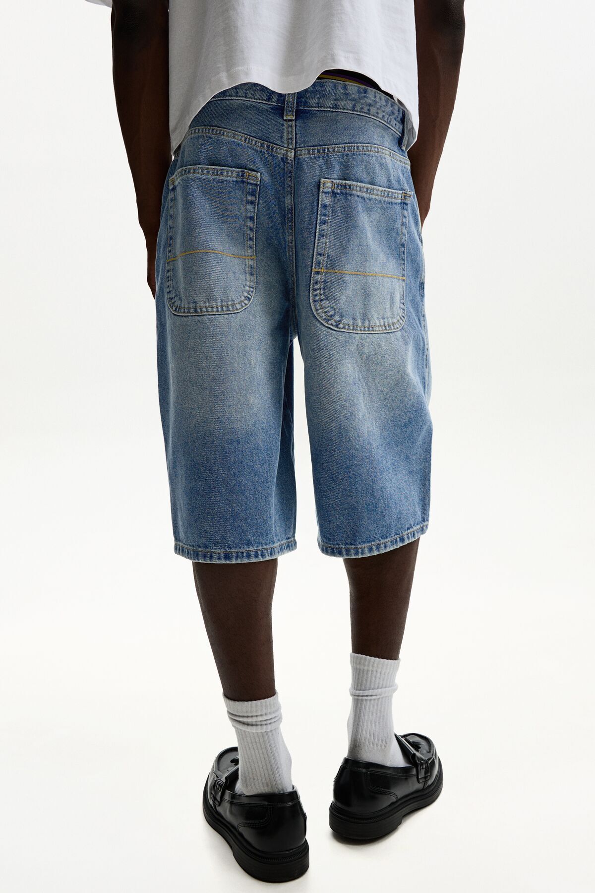 Bershka-Denim skater Bermuda shorts 4