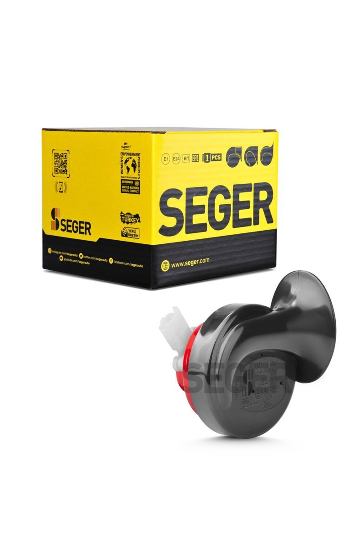 Genel Markalar -60b Salyangoz Korna 12v (DADAT) , Kalın Ses, Sıcma 3 Soket (PEUGEOT , CİTREON)