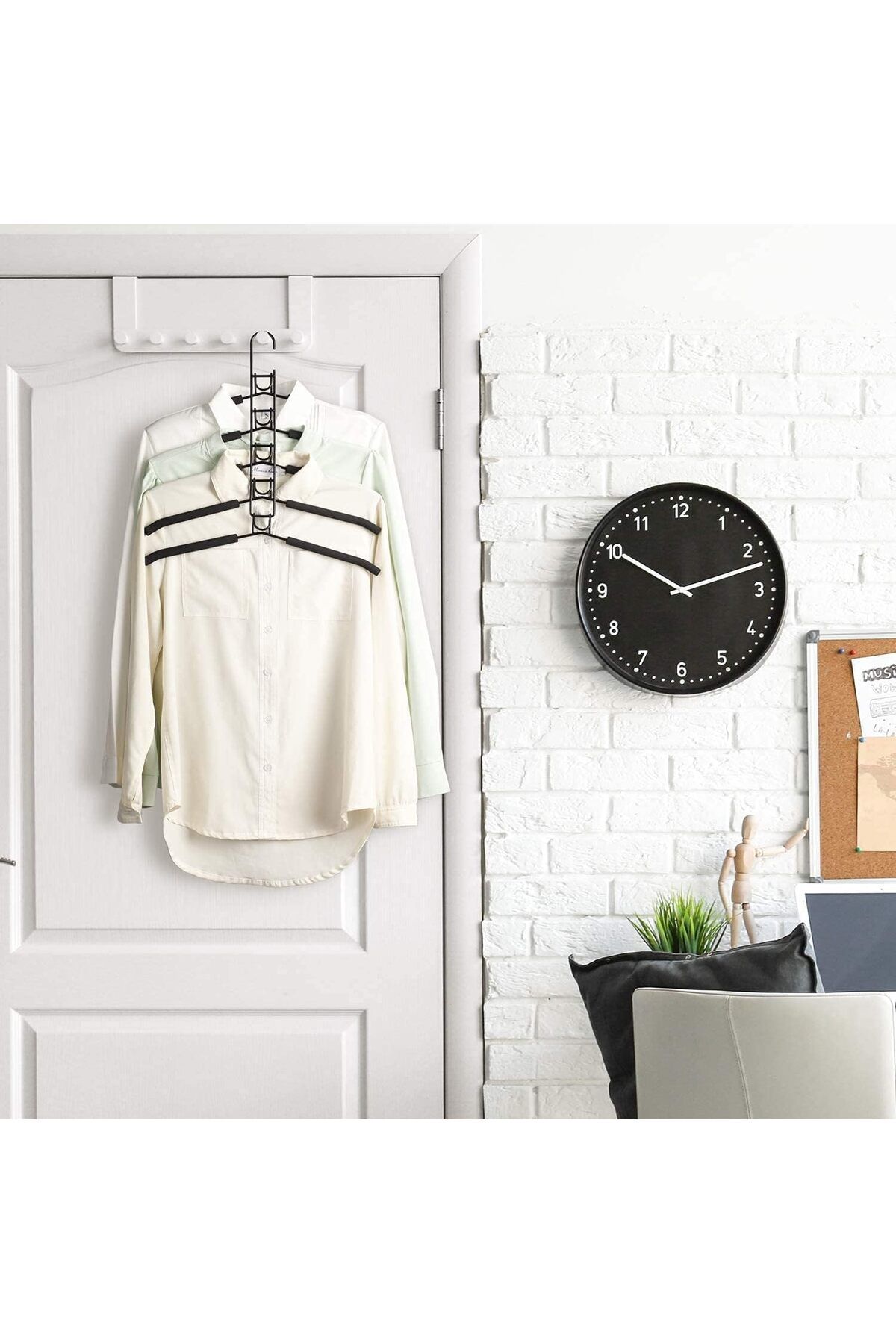 STOREMAX nffashopm Co. 5 Lİ DOLAP DÜZENLEYİCİ ELBİSE ASKISI 5 KIYAFET = 1 ASKI (2 SET) storestarx 105135