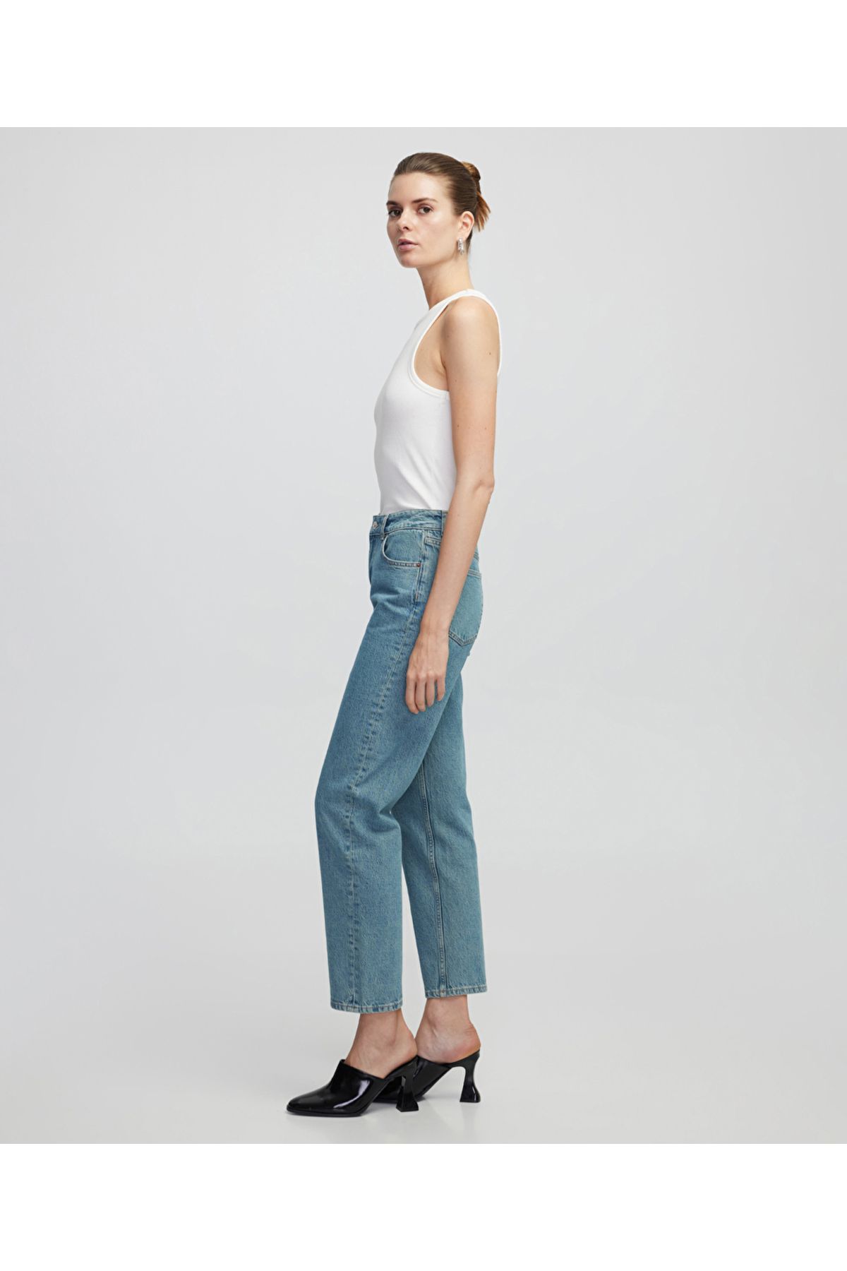 İpekyol-Slim Straight Fit Jean Trousers 2