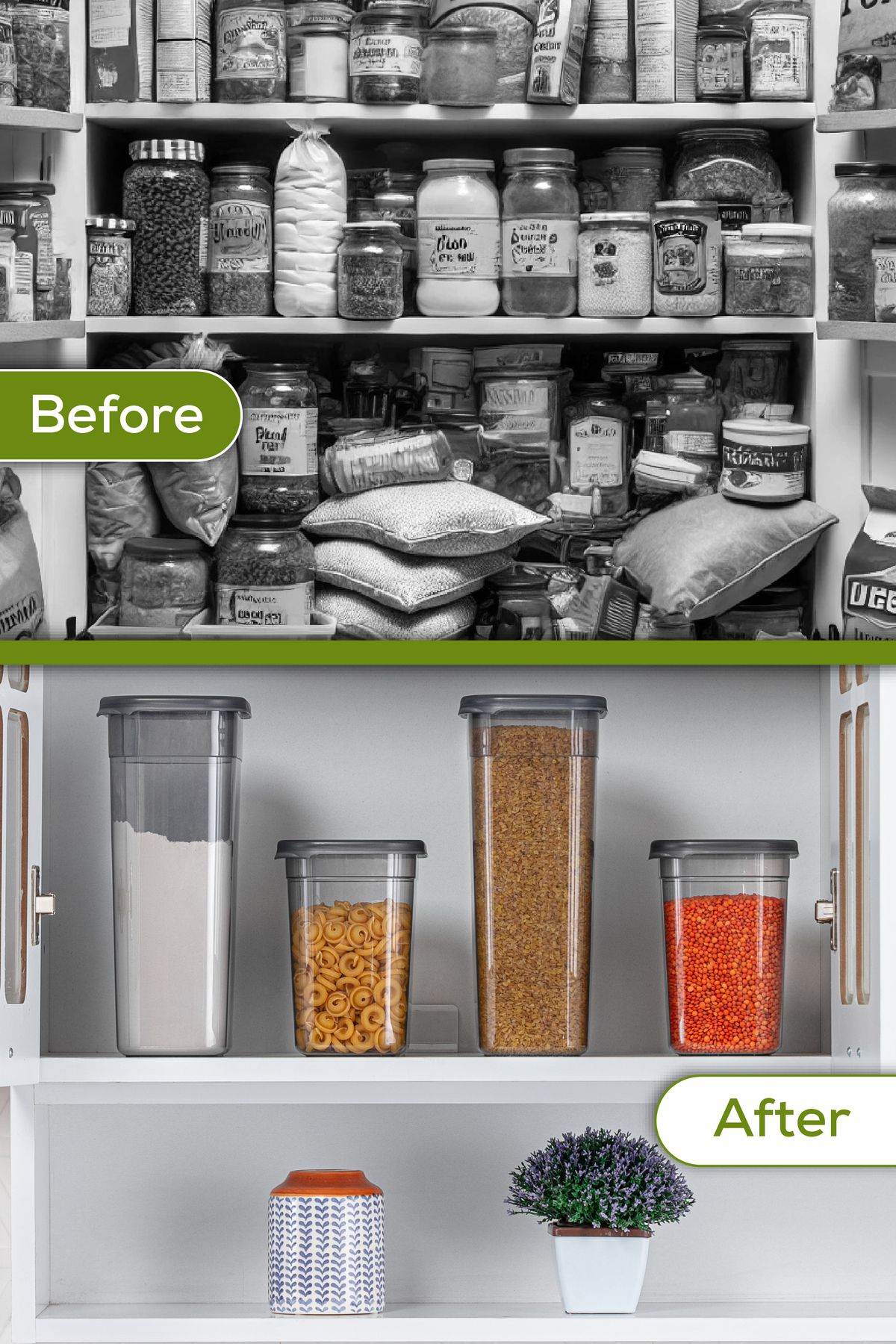 Vienev-42-Piece Anthracite Airtight Food and Spice Storage Container - Label with Spoon and Swivel Lid 2