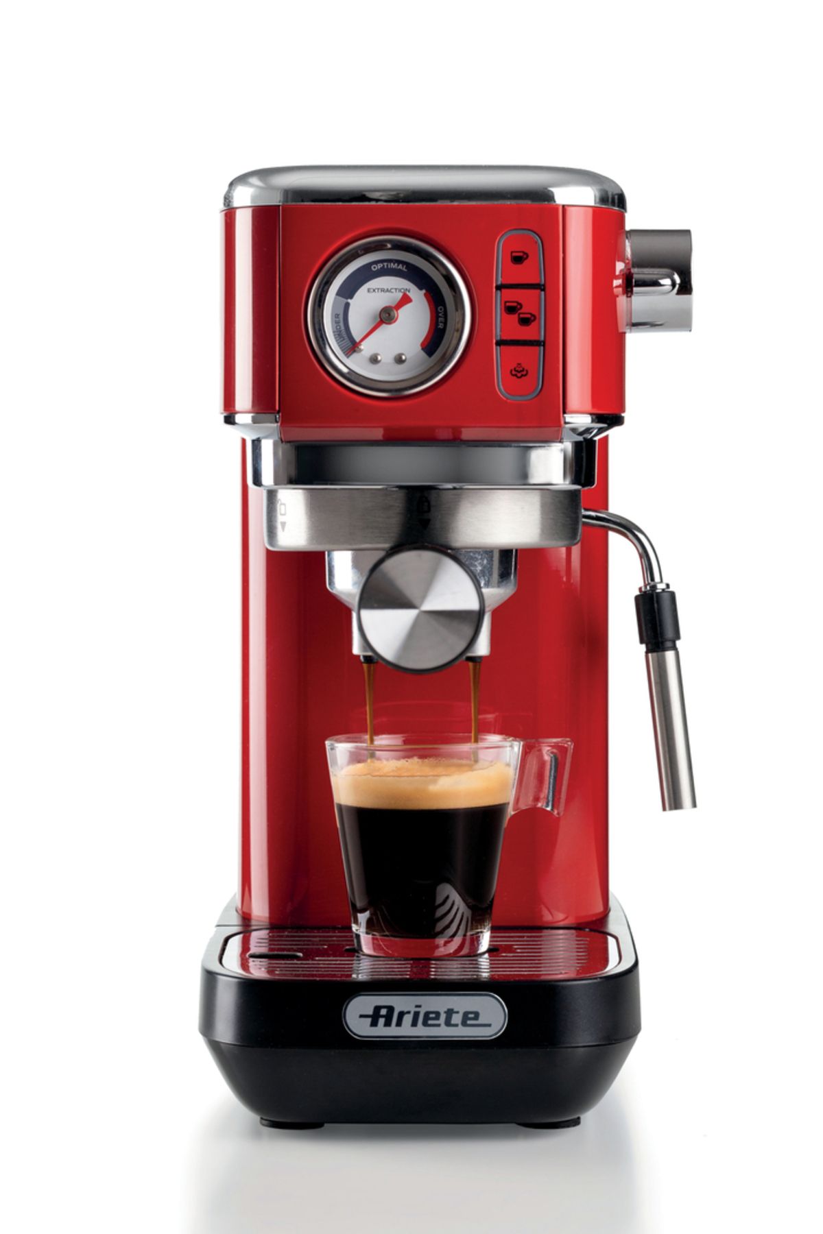 ARIETE-Red Moderna Espresso Slim Coffee Maker 1