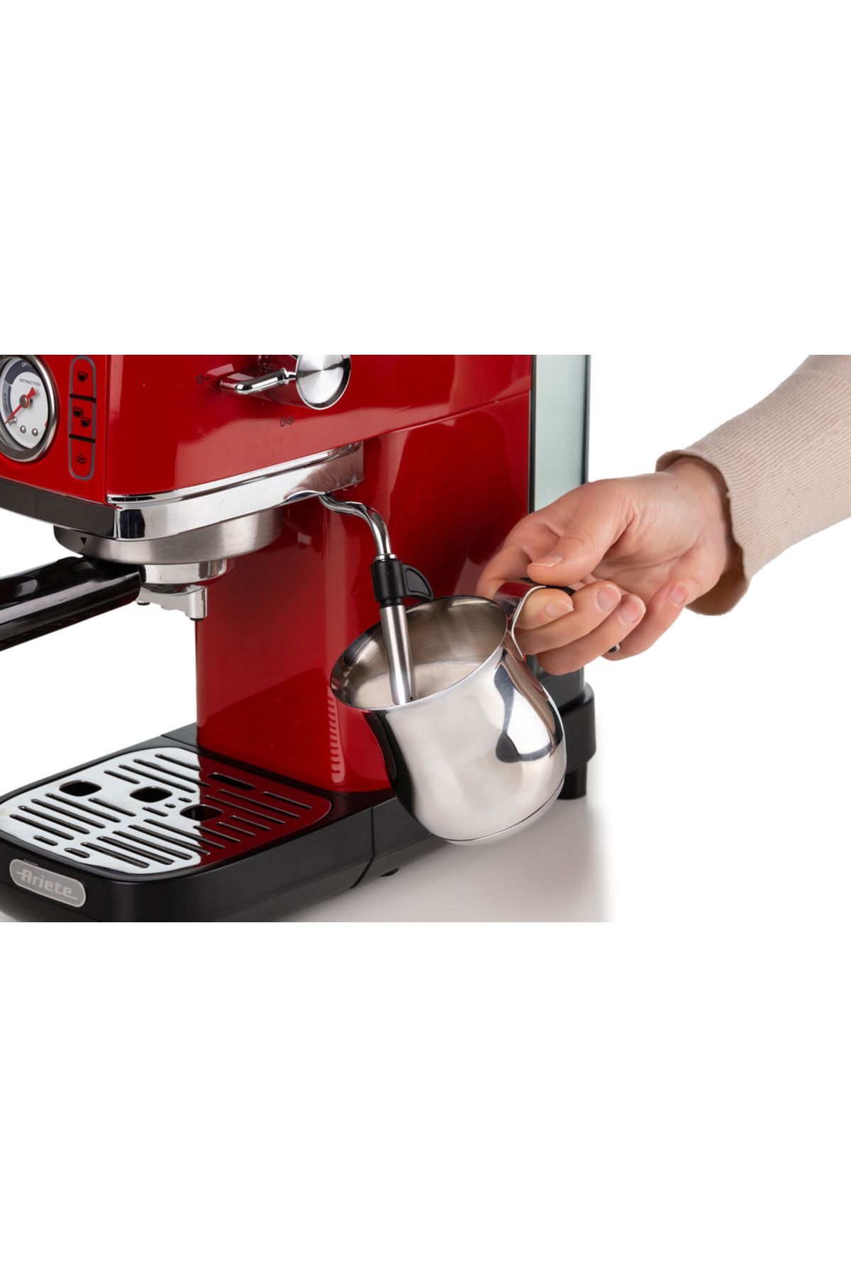 ARIETE-Red Moderna Espresso Slim Coffee Maker 3