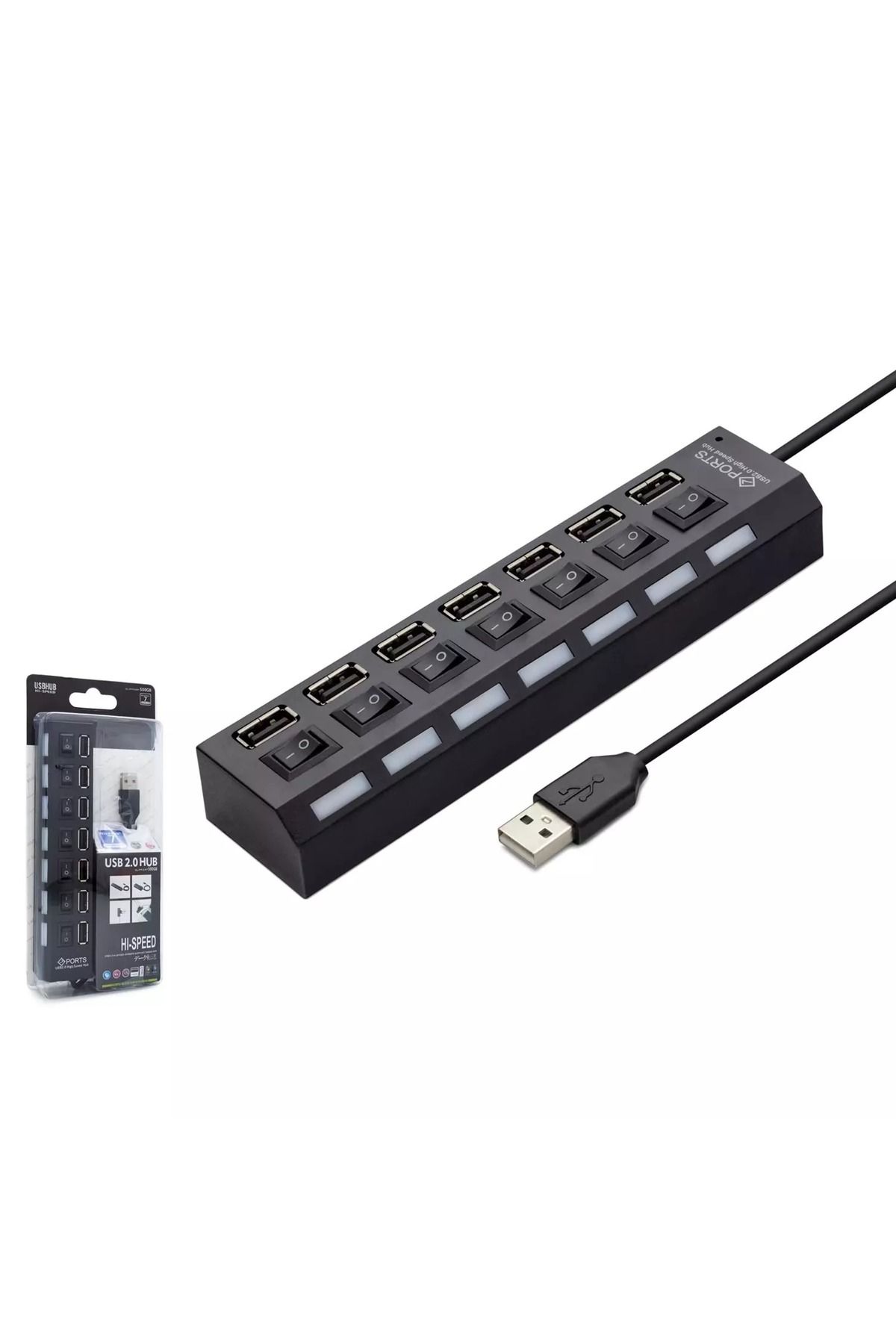 Easy Tedarik 7 IN 1 USB Hub HDX7001
