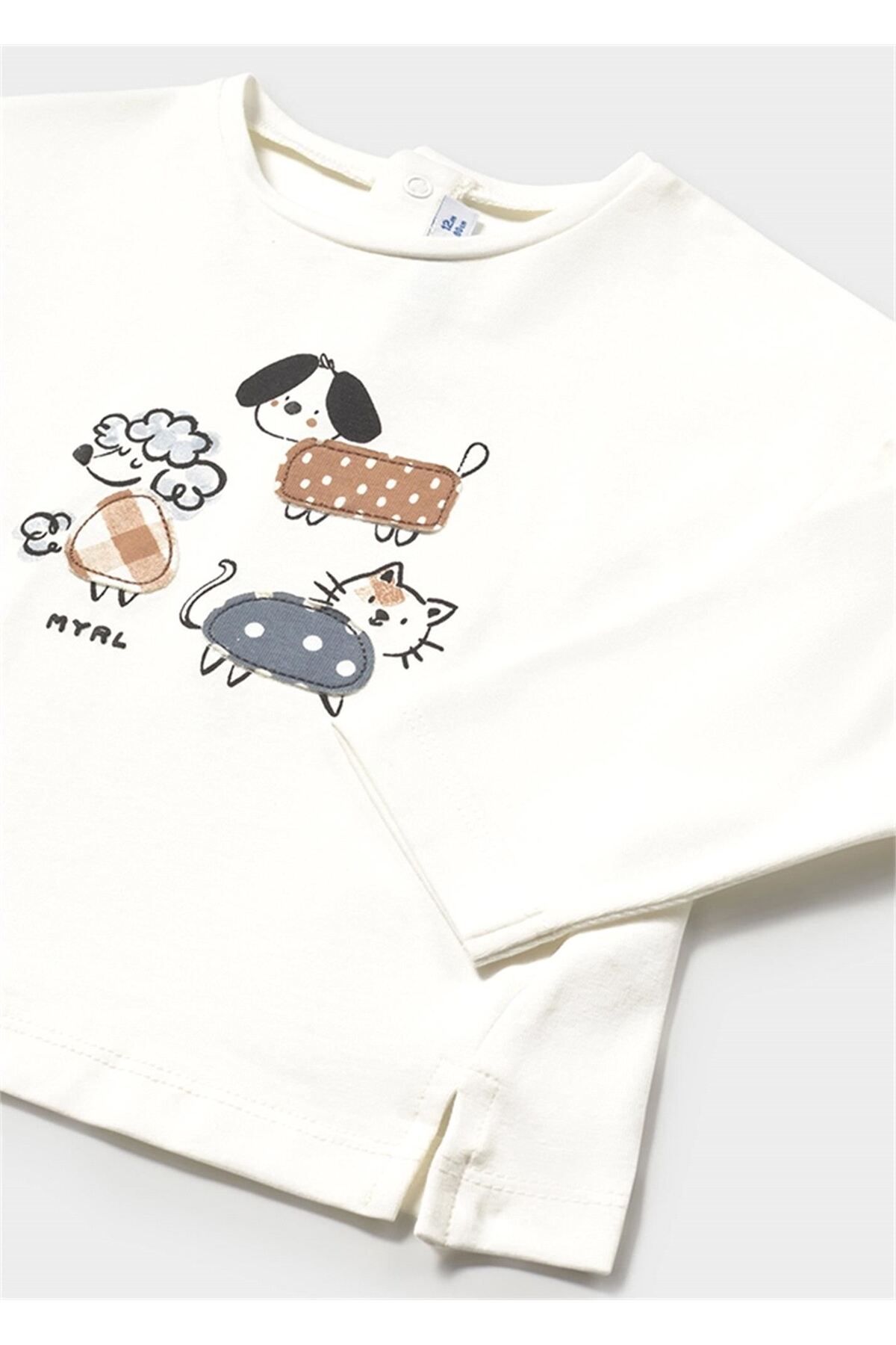 MAYORAL-Baby Girl Long Sleeve T-Shirt 1051 3