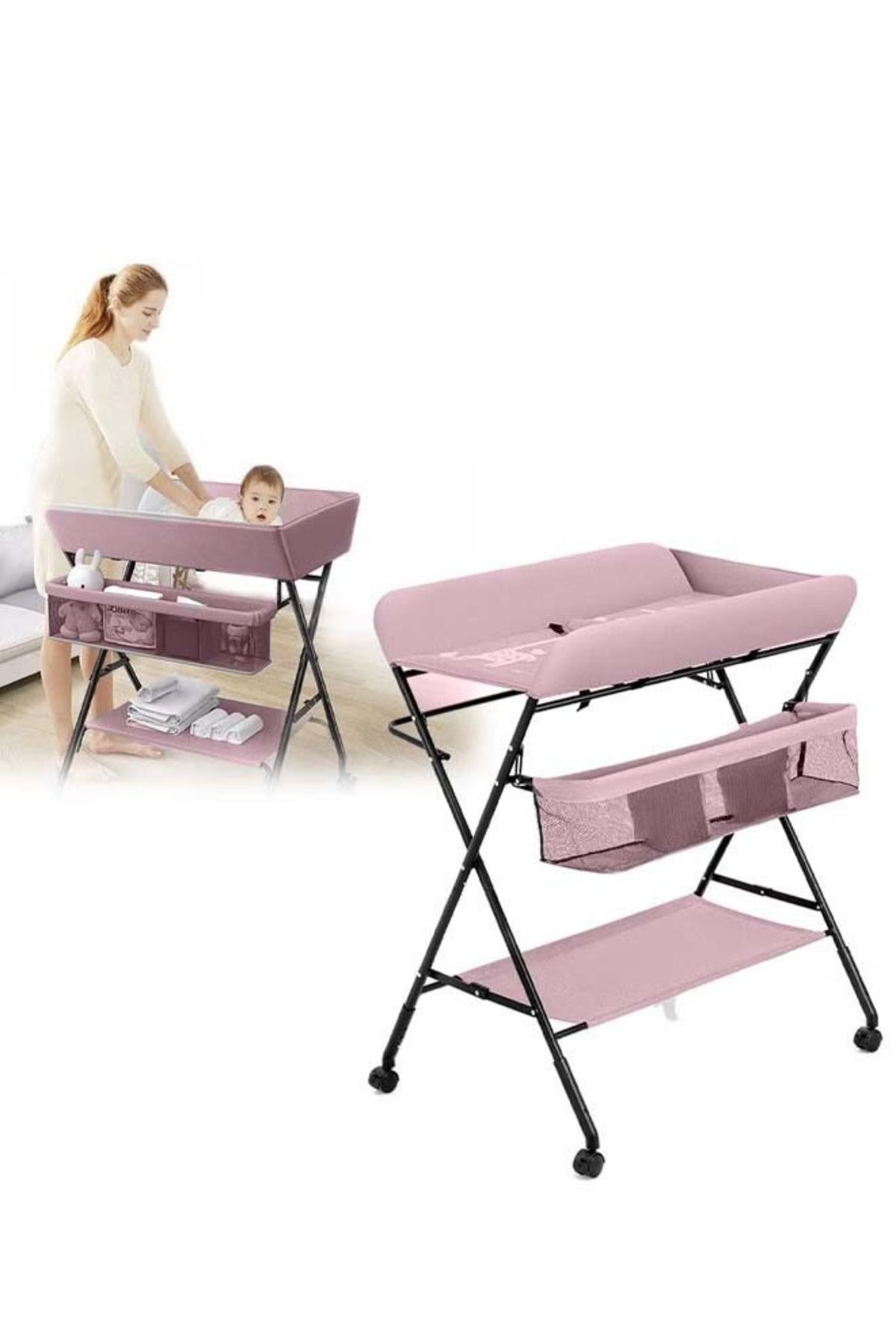 Cady One-Portable foldable baby changing table with wheels 2