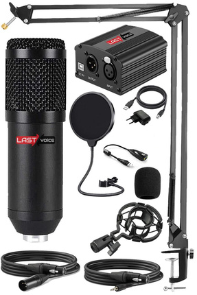 Lastvoice Bm800yp Youtuber Mikrofon Phantom Stand Filtre 7.1 Seti