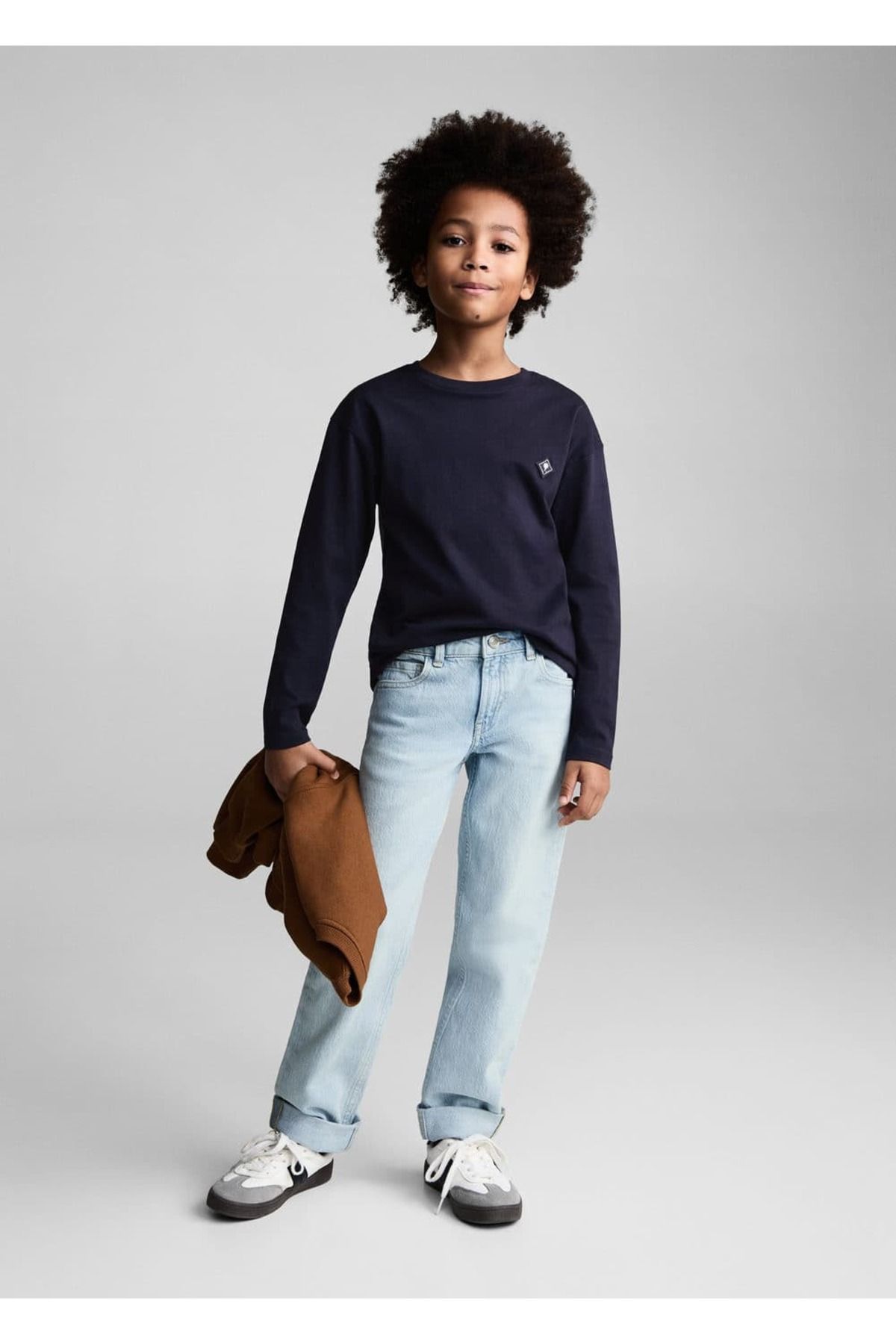 تیشرت نخی طرح قایق MANGO Kids