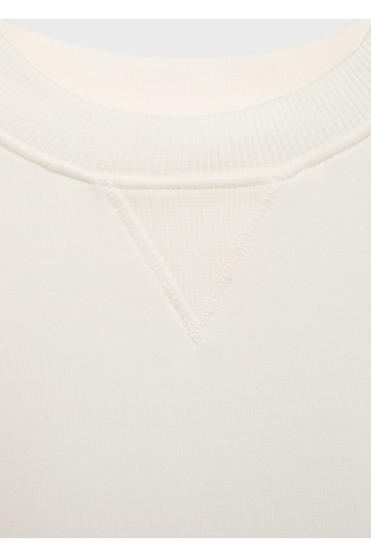 MANGO Teen  Mesajlı pamuklu sweatshirt - Görsel 7