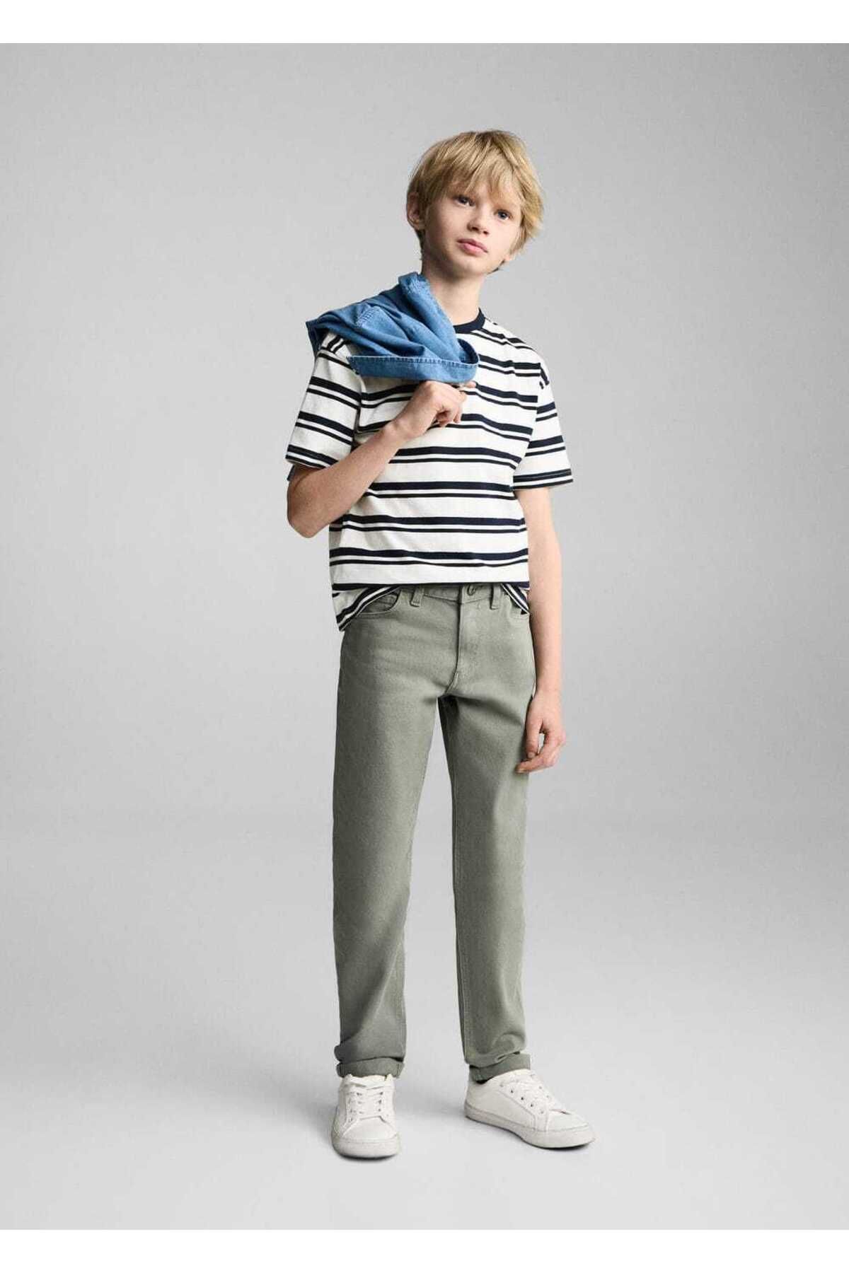 تیشرت راه راه نخی MANGO Kids