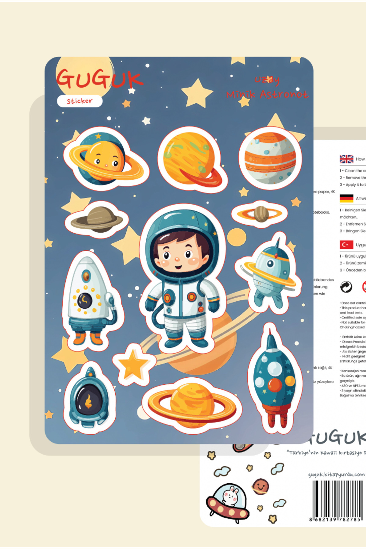 GUGUK-Space Travelers Sticker Leaves Set 3