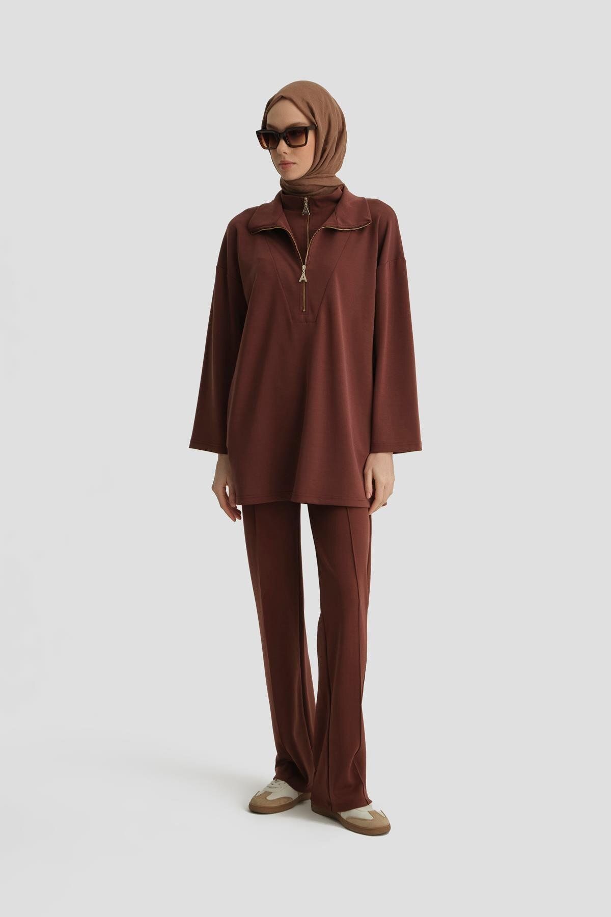عرق 24kd6814 قرمز قهوه ای Armine