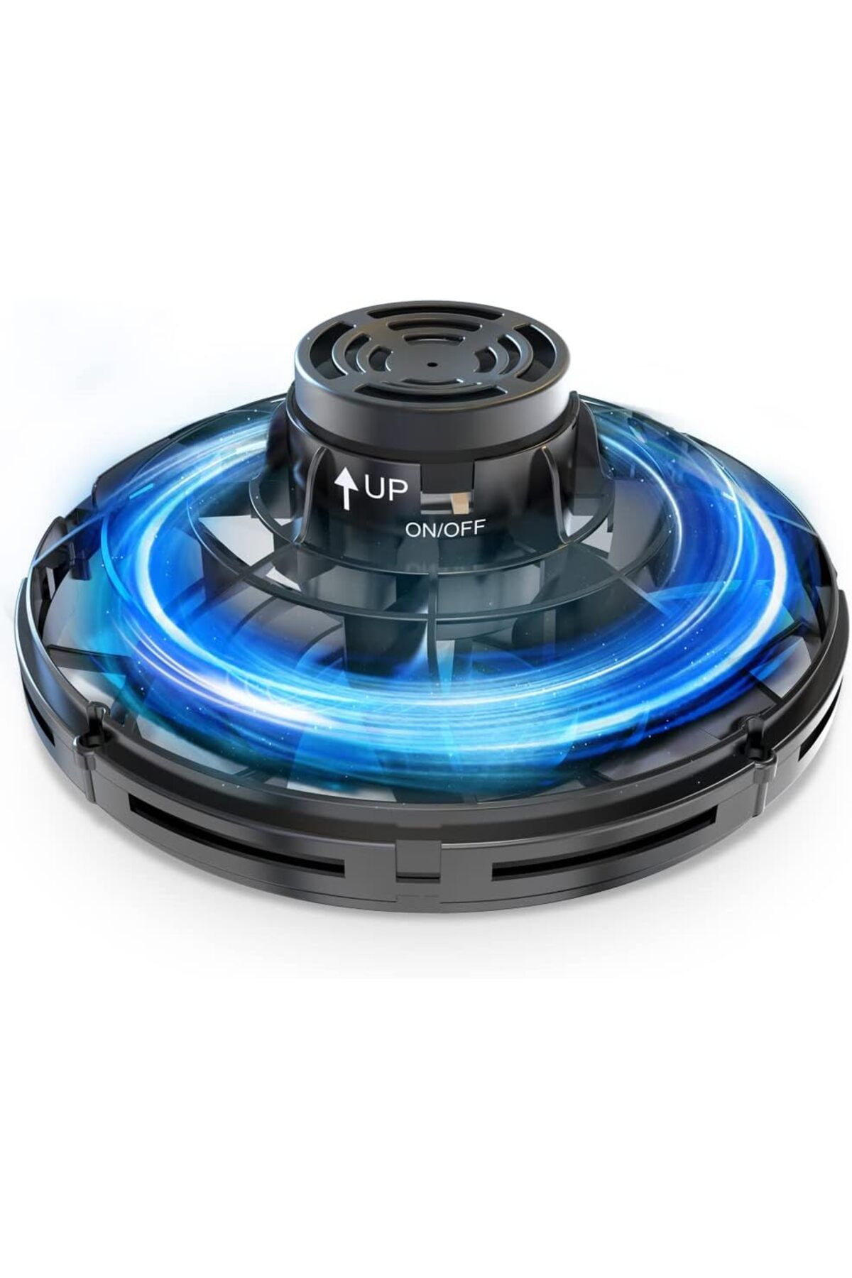 AWH-Hand Operated Mini Drones, Fidget Spinner with Lights, UFO Flying Toy for Kids 8+, Black 1
