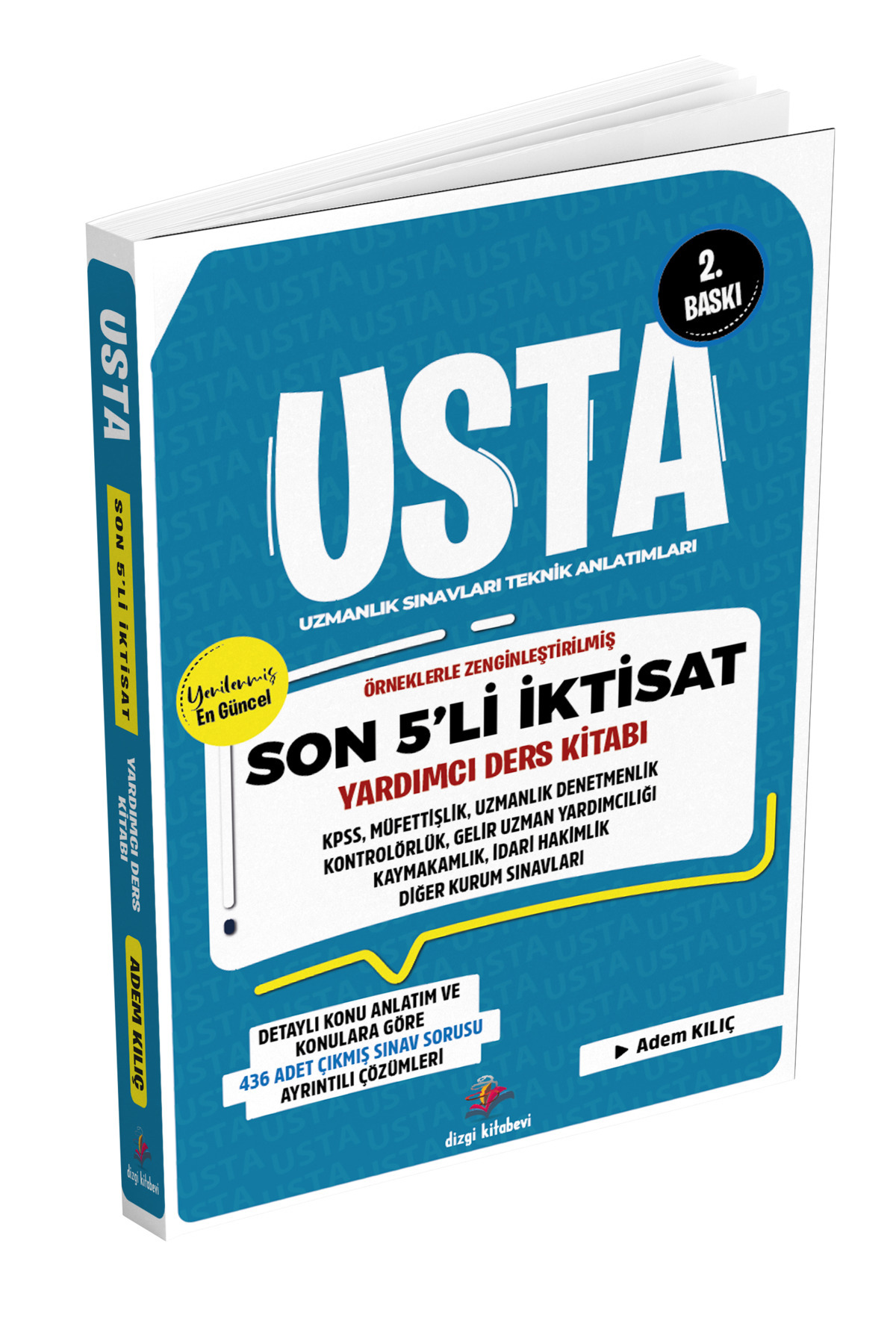 Dizgi Kitap 2025 Usta Son 5'li İktisat Konu Anlatımı ve Tamamı