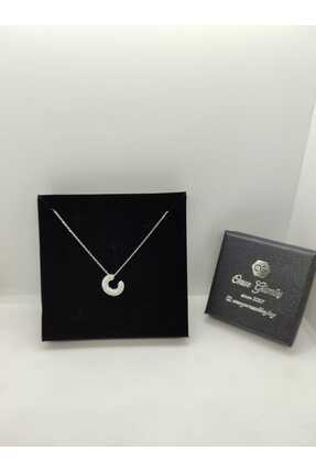 Onur Gümüş 925 ayar gümüş C harfli Kolye