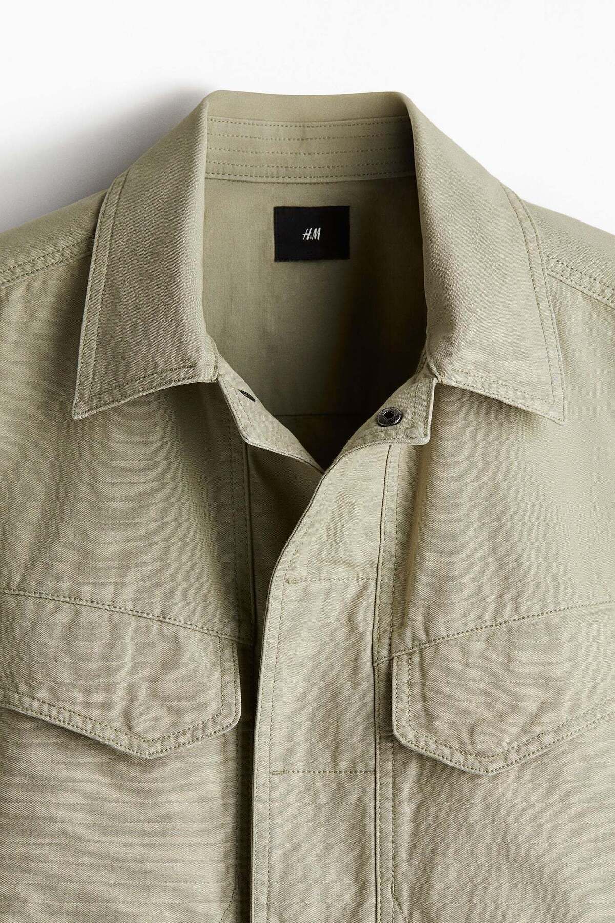 H&M-Regular Fit Canvas overshirt 4