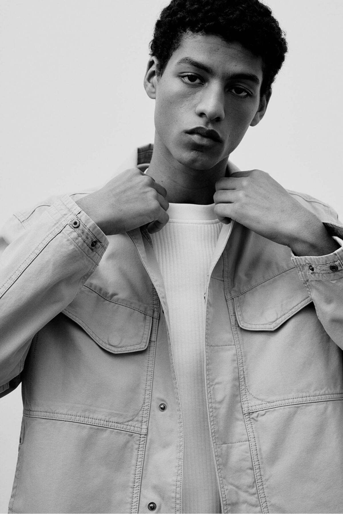 H&M-Regular Fit Canvas overshirt 5