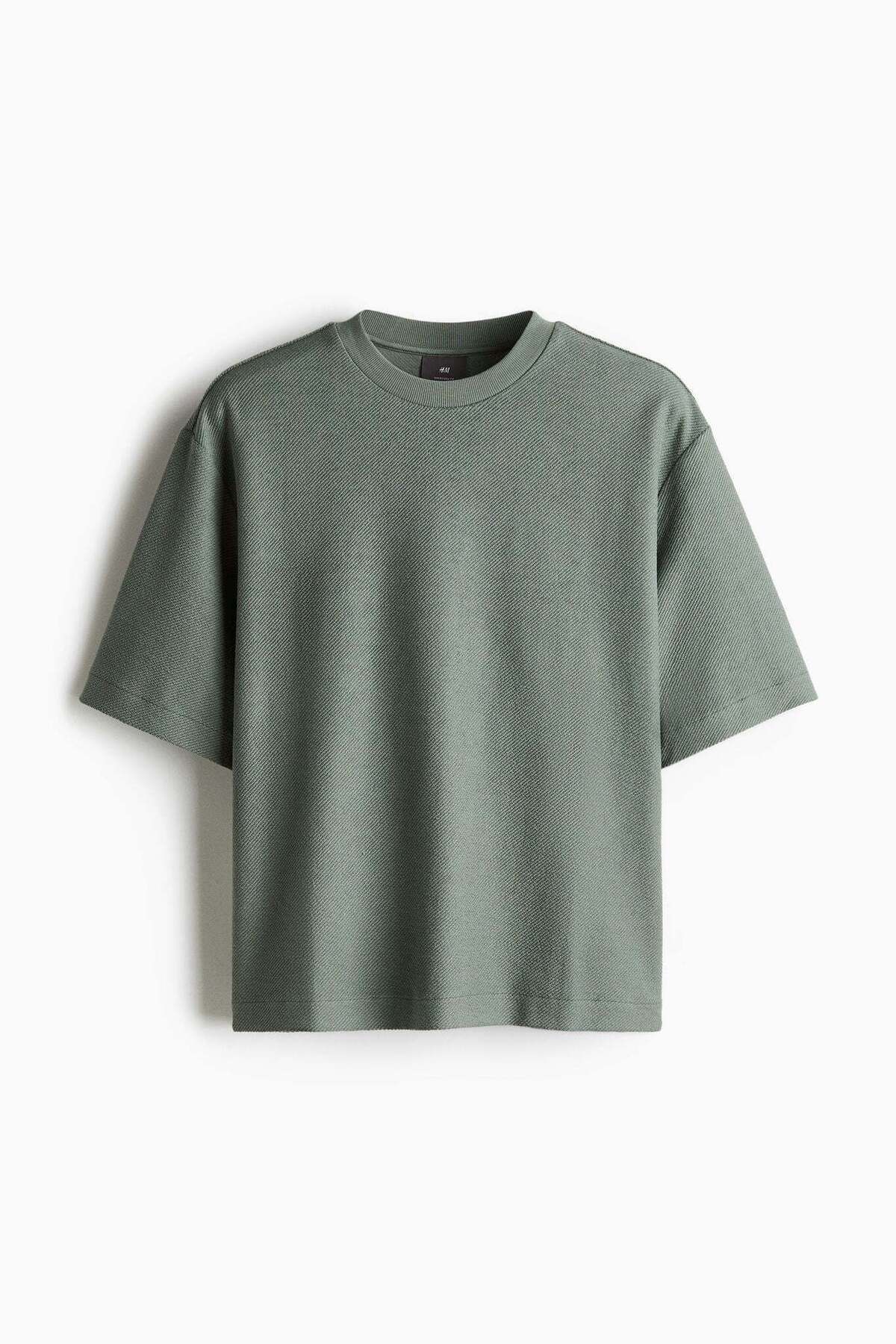 H&M-Oversized Fit Cotton T-shirt 1