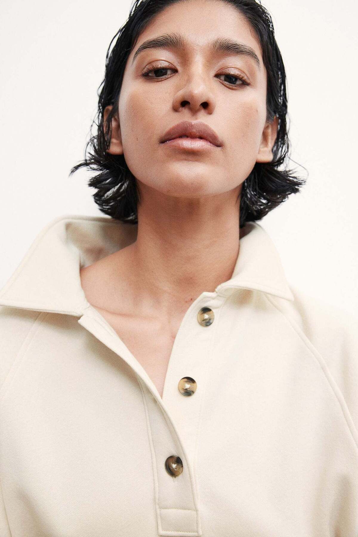 H&M-Collared Sweatshirt 2