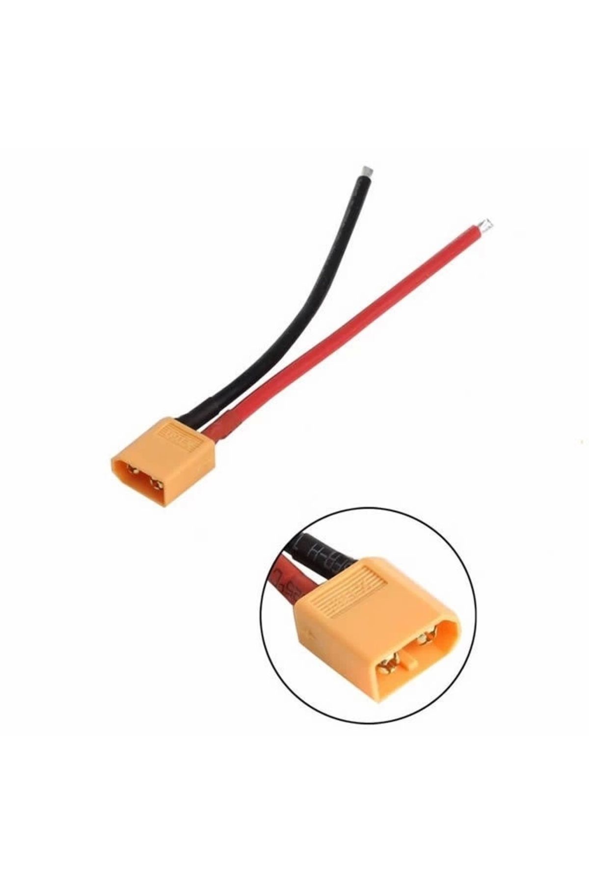 Moon İnnovate Xt60 Erkek Lipo pil Şarj Kablosu 15 cm 12awg