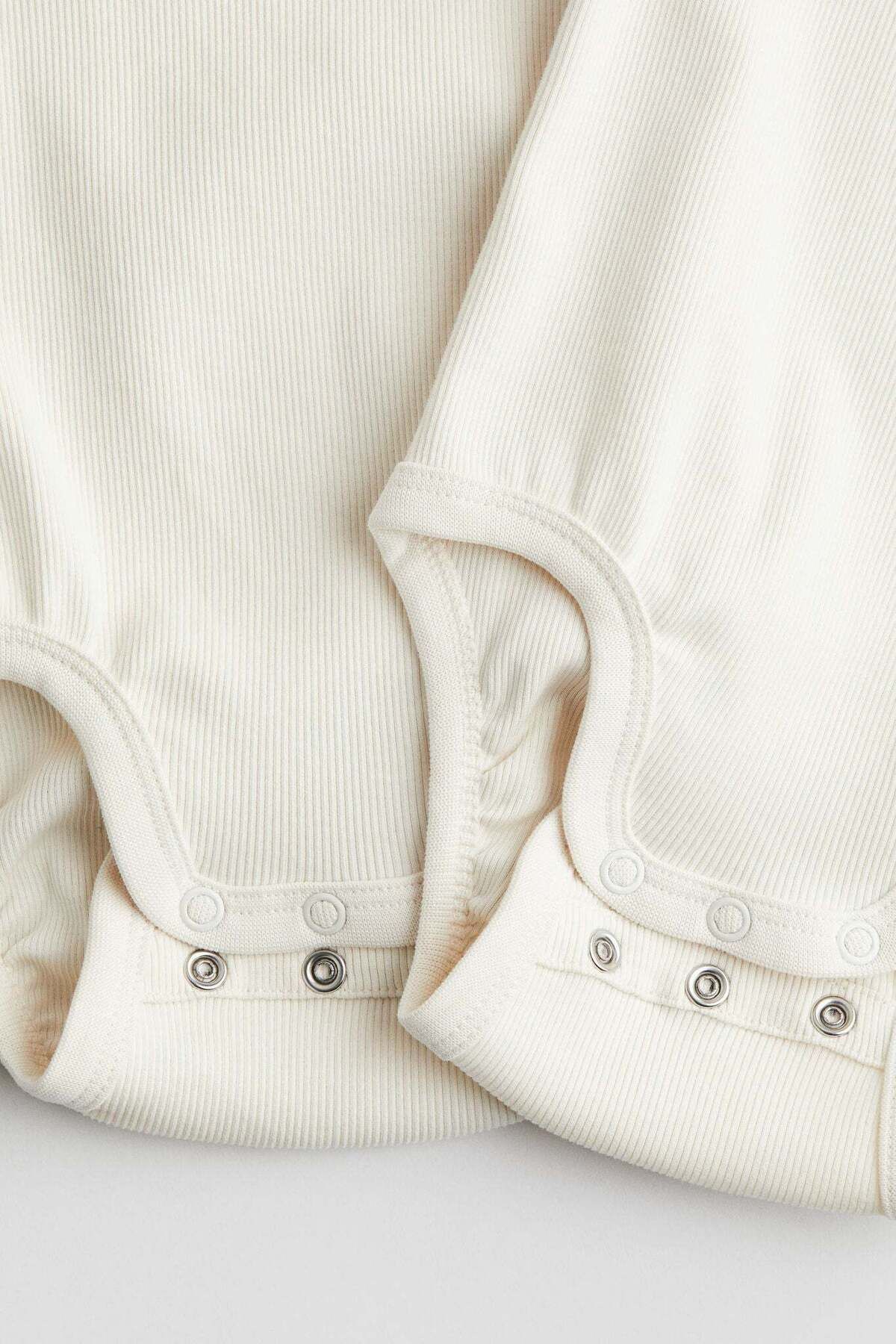 H&M-2-pack pima cotton jersey bodysuits 2